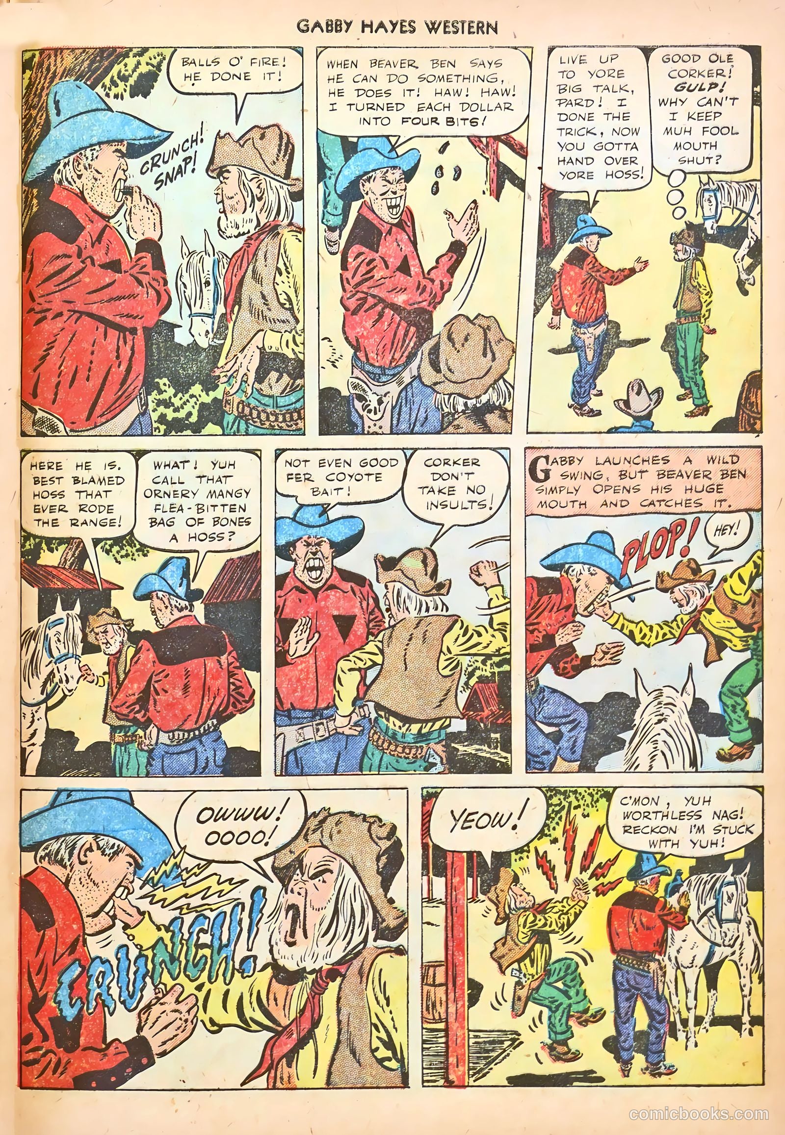 Gabby Hayes Western #12 (1949) — page 29 of 36