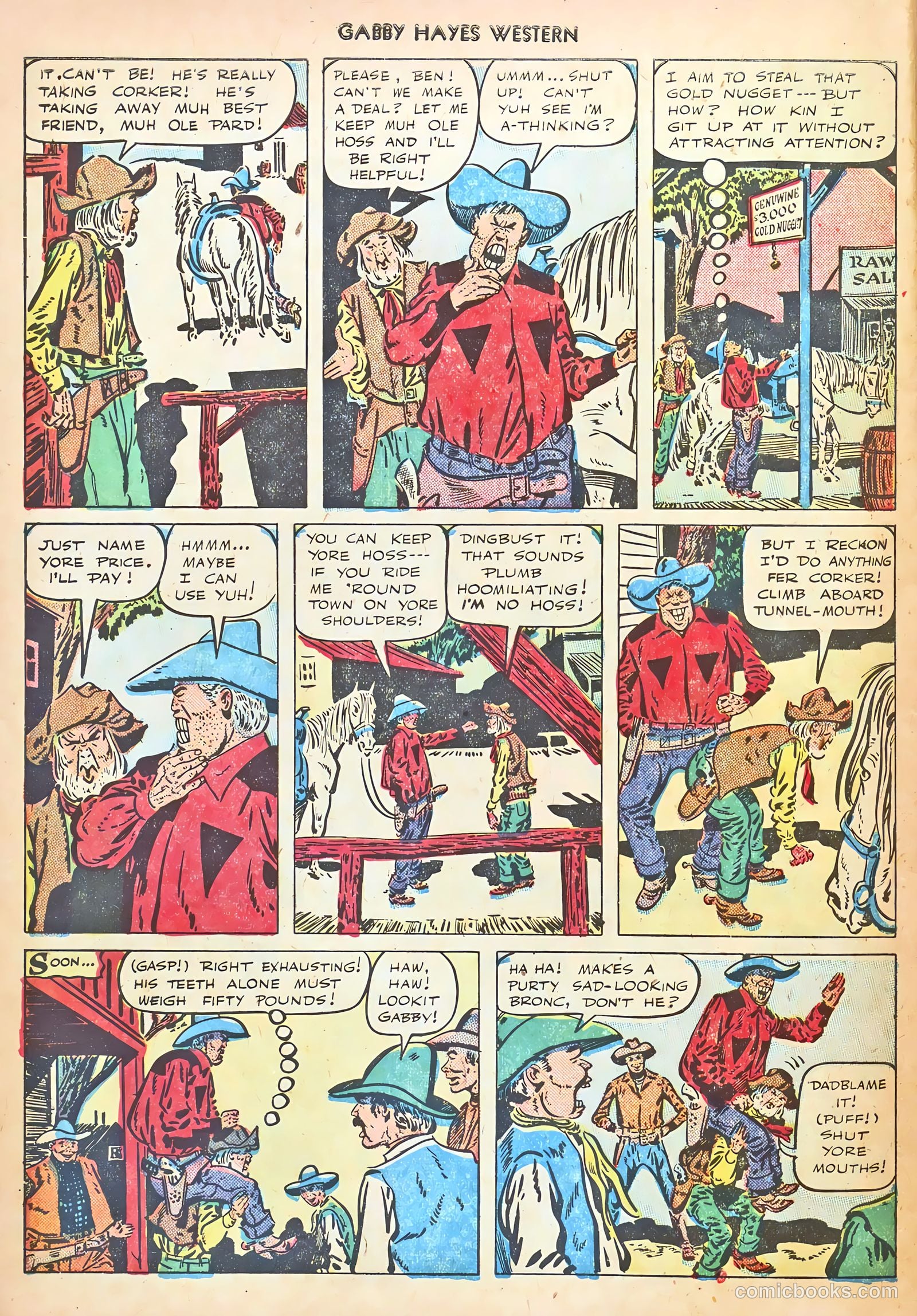 Gabby Hayes Western #12 (1949) — page 30 of 36