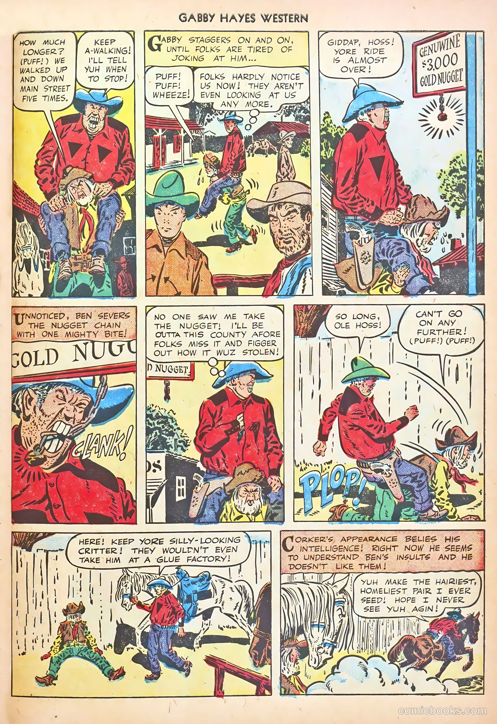 Gabby Hayes Western #12 (1949) — page 31 of 36