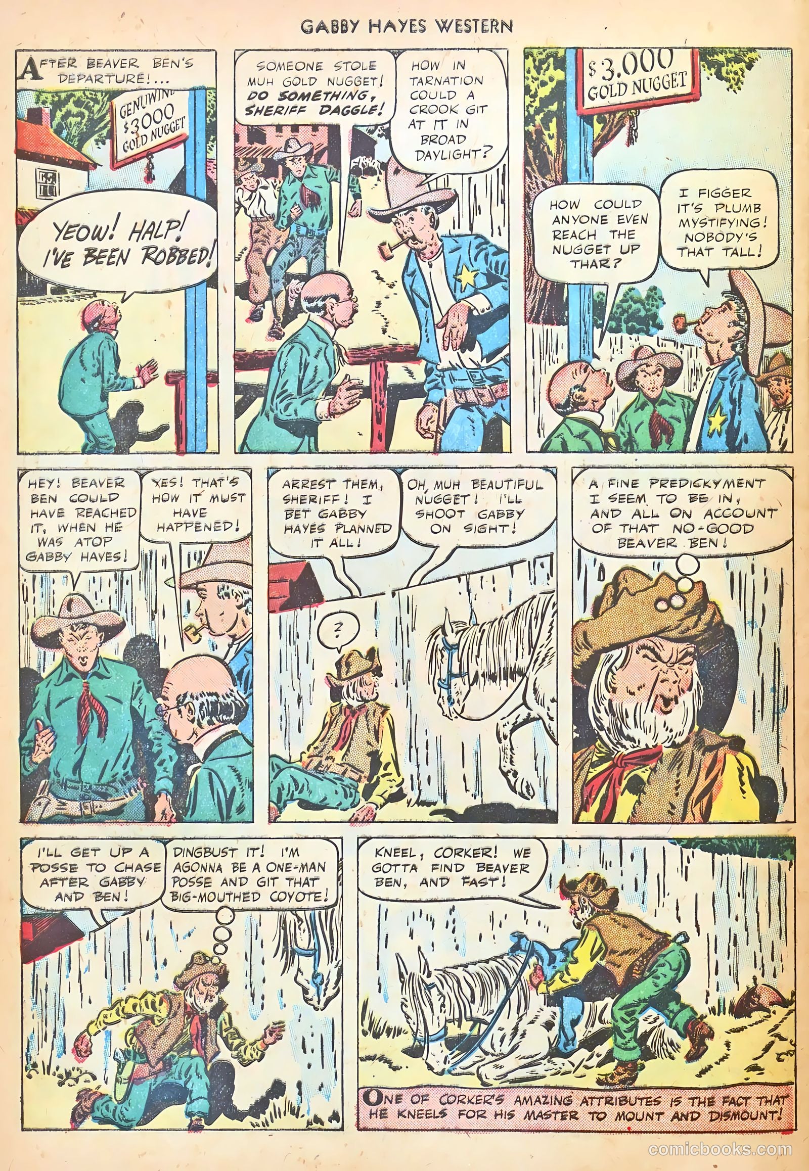 Gabby Hayes Western #12 (1949) — page 32 of 36