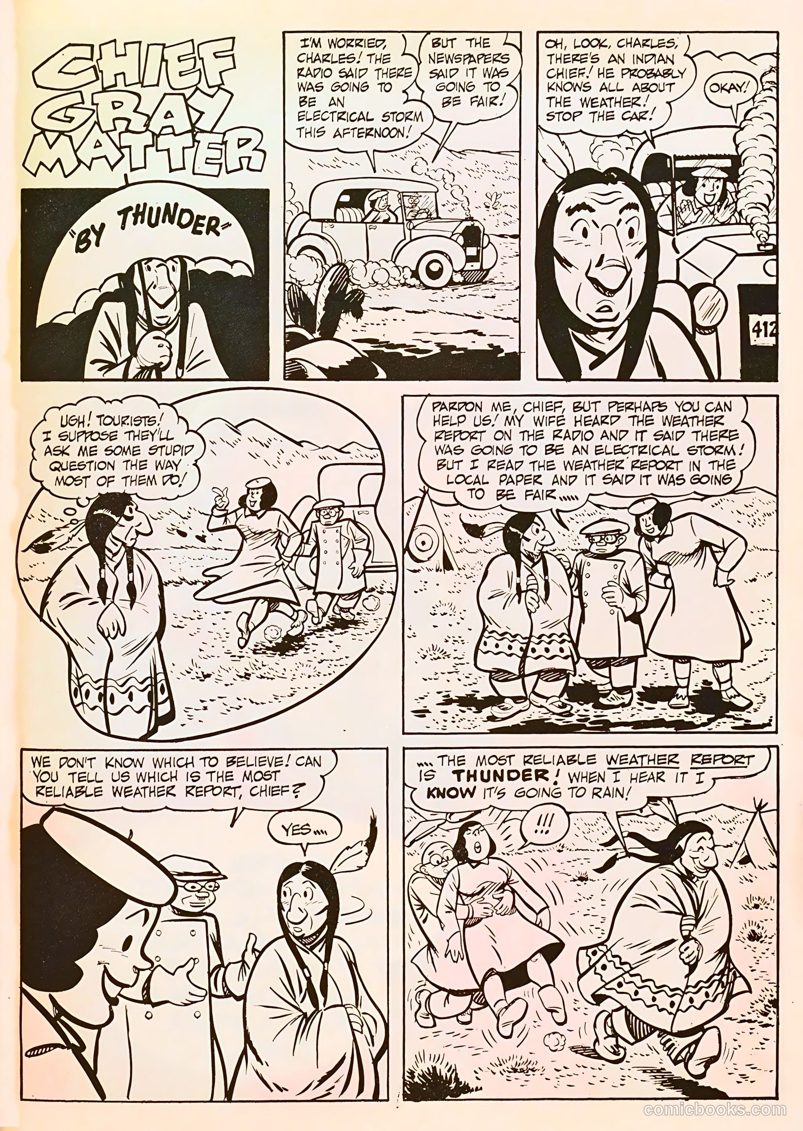 Gabby Hayes Western #12 (1949) — page 35 of 36