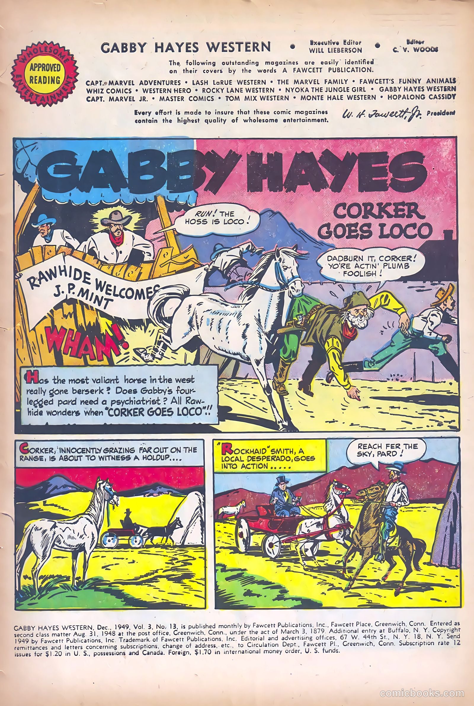 Gabby Hayes Western #13 (1949) — page 3 of 36