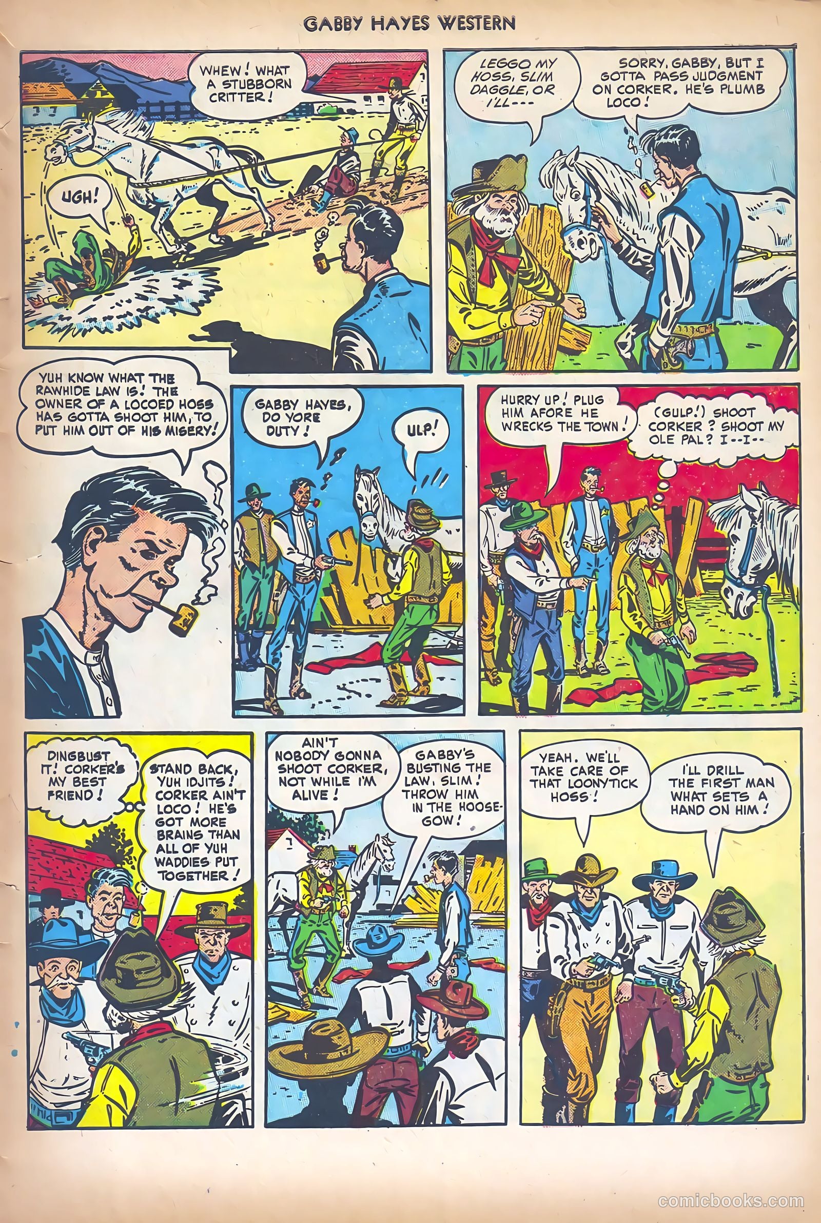 Gabby Hayes Western #13 (1949) — page 7 of 36