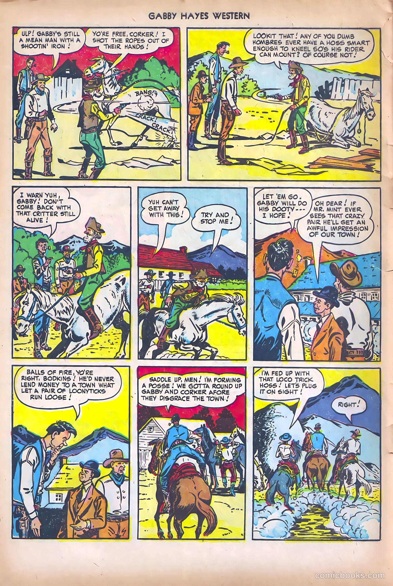 Gabby Hayes Western #13 (1949) — page 8 of 36
