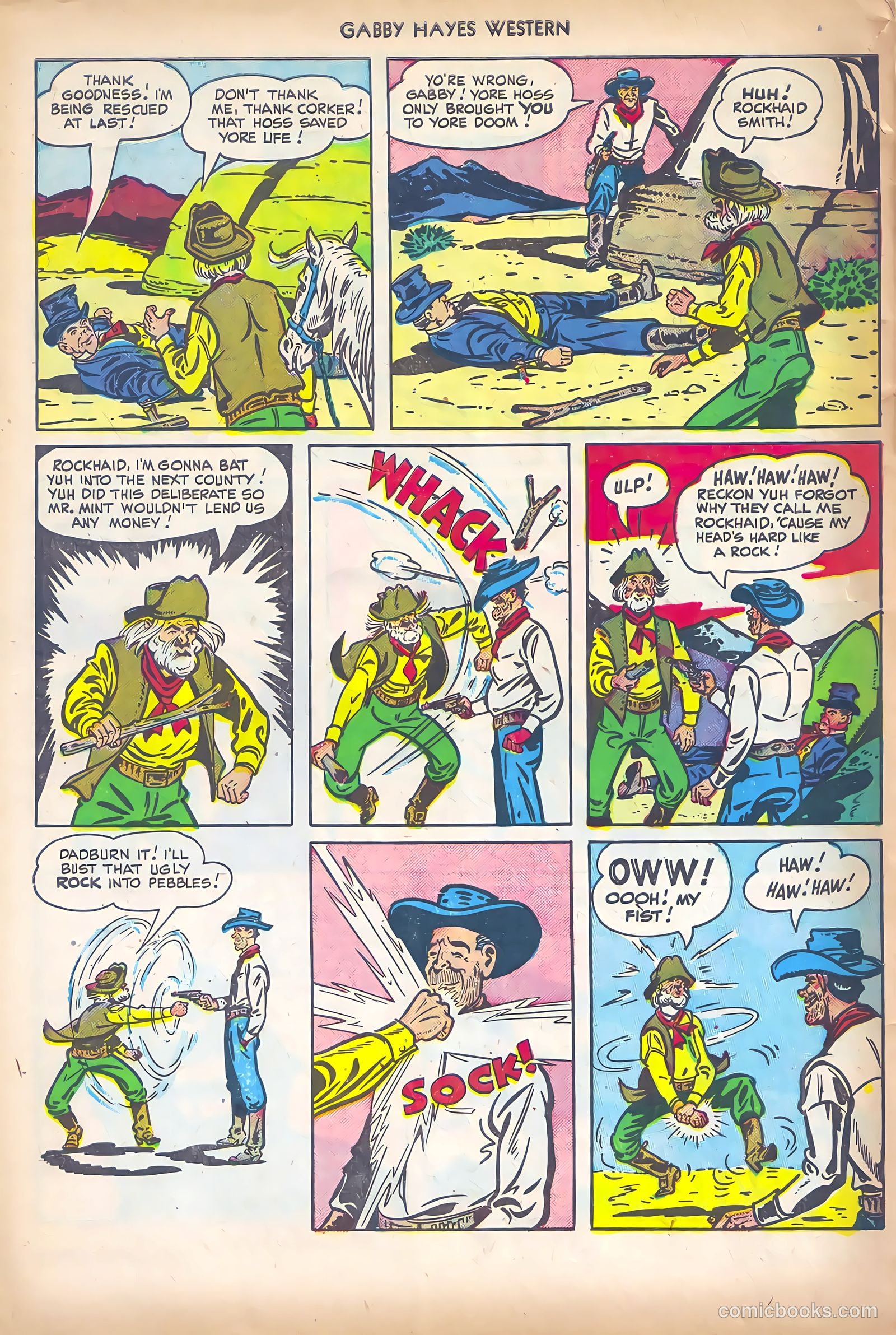 Gabby Hayes Western #13 (1949) — page 10 of 36
