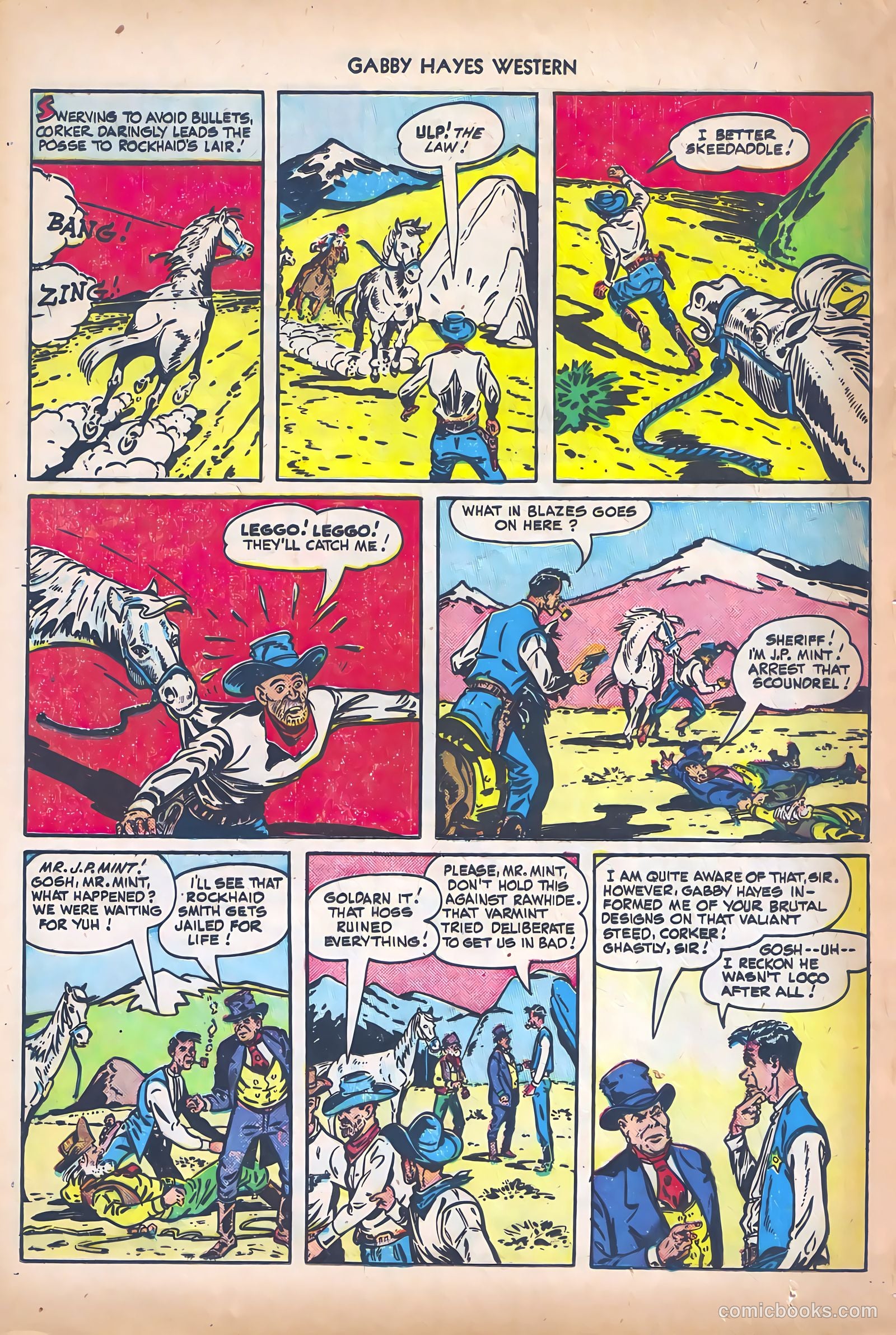 Gabby Hayes Western #13 (1949) — page 12 of 36