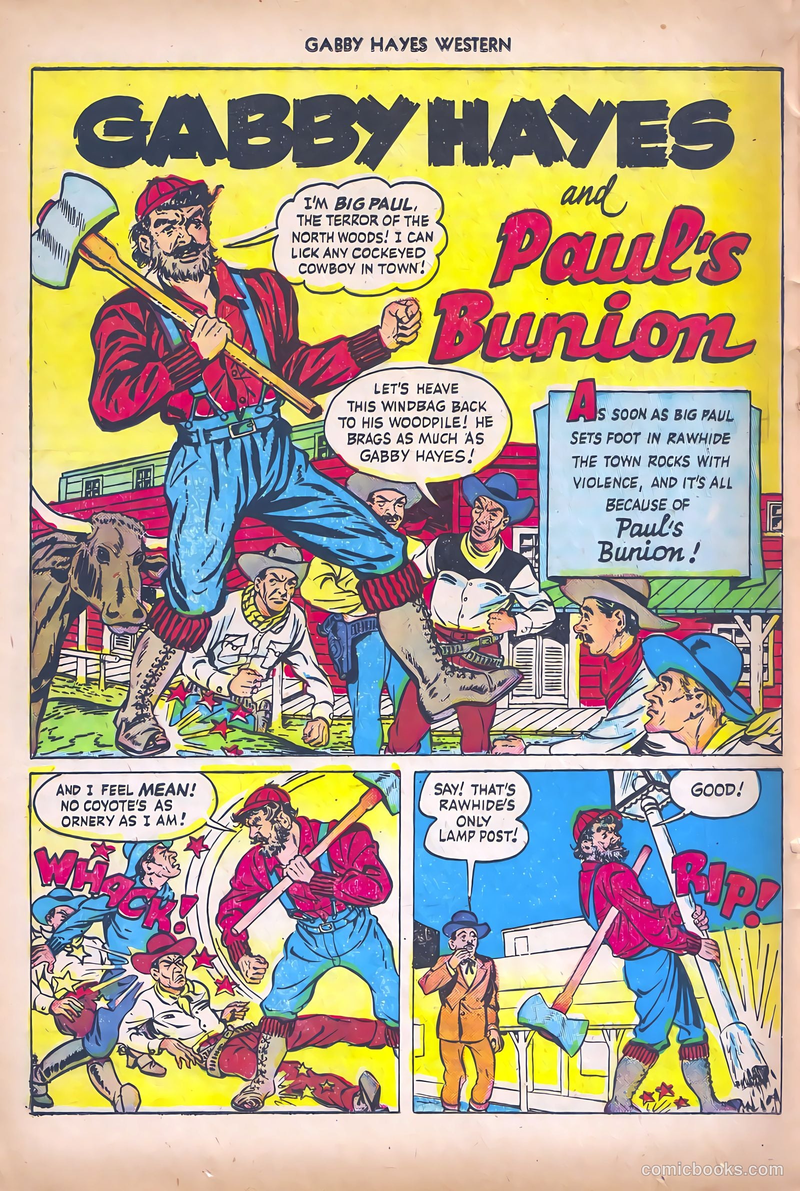 Gabby Hayes Western #13 (1949) — page 16 of 36