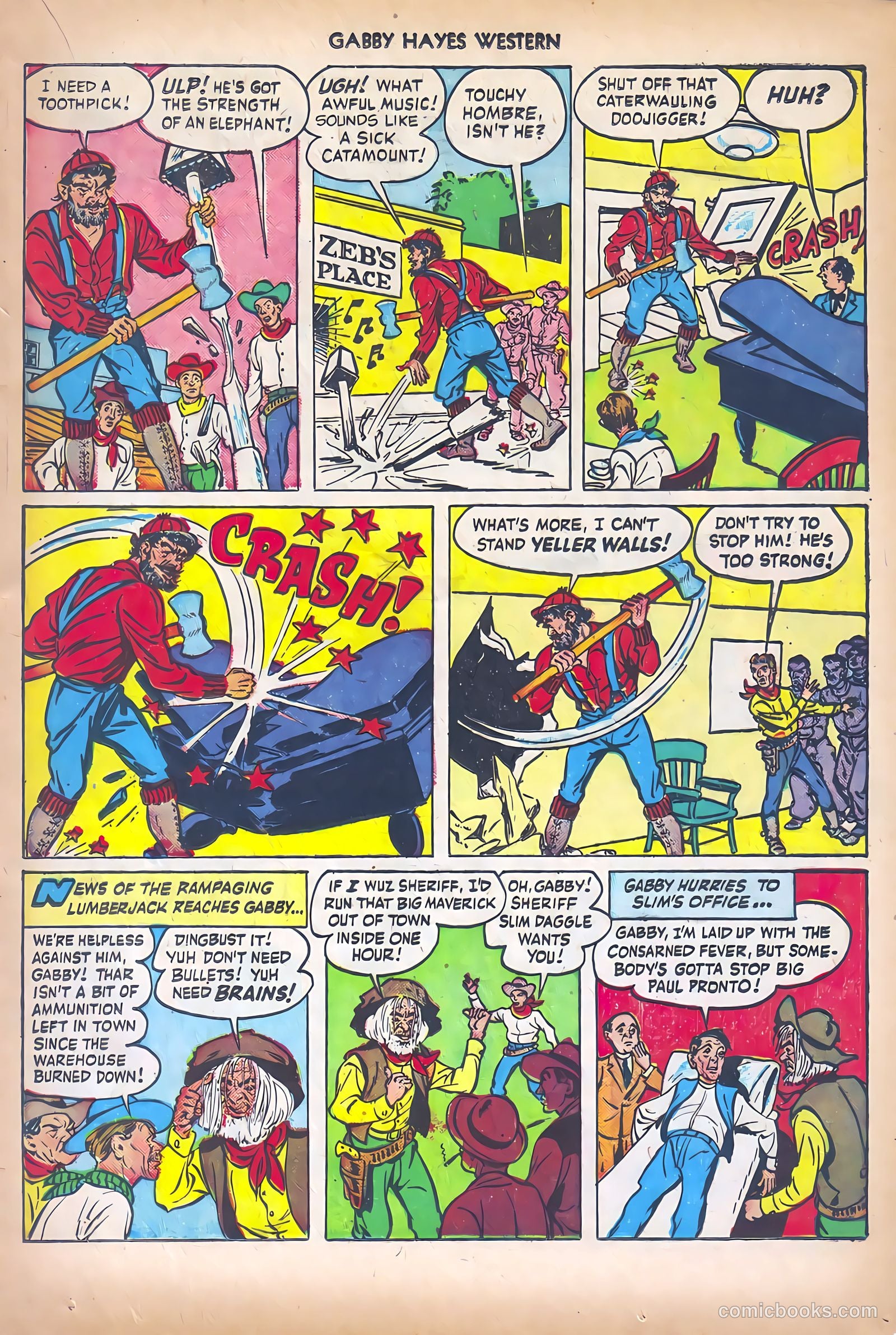 Gabby Hayes Western #13 (1949) — page 17 of 36