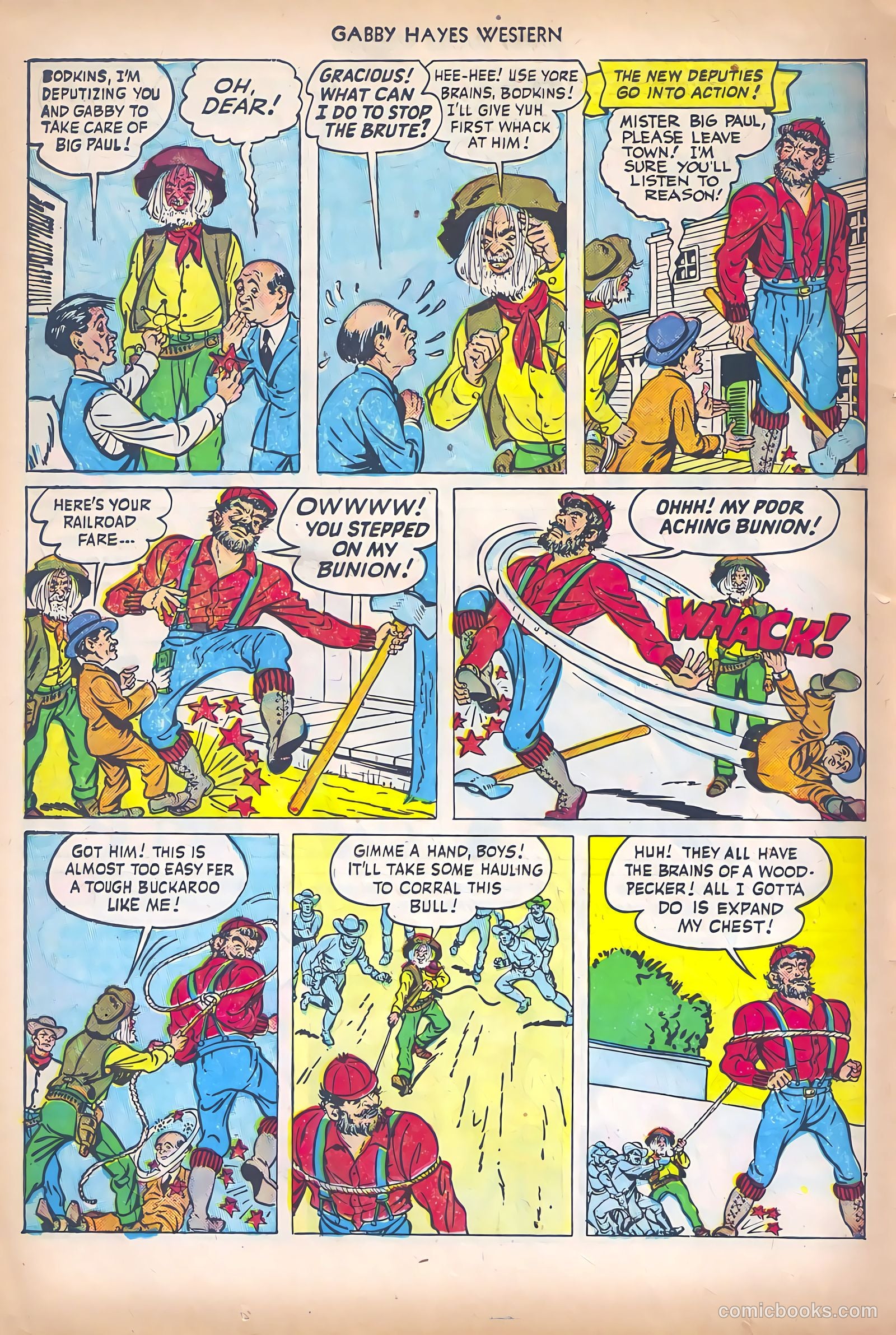 Gabby Hayes Western #13 (1949) — page 18 of 36