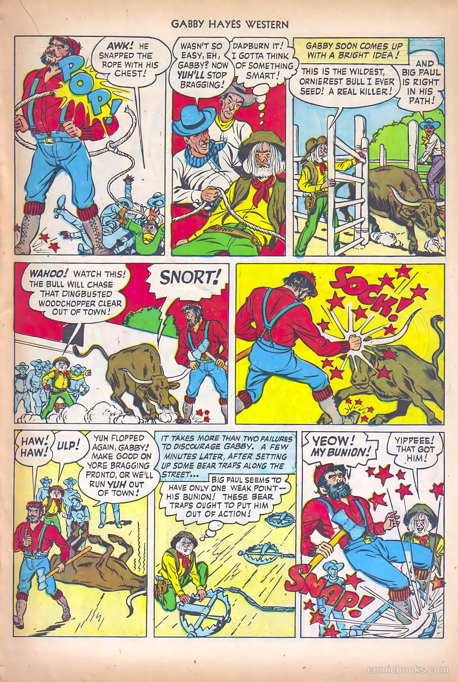 Gabby Hayes Western #13 (1949) — page 19 of 36