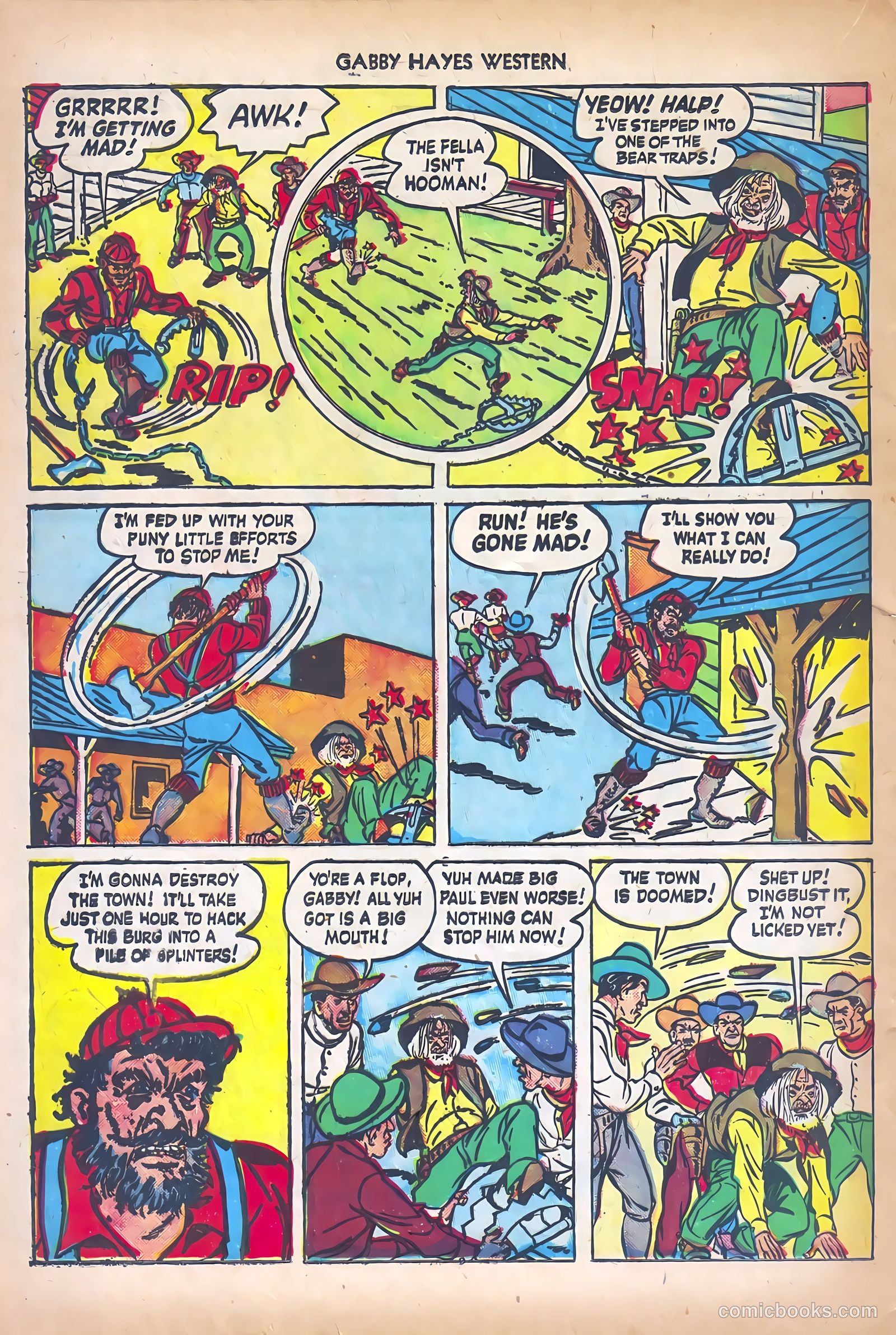 Gabby Hayes Western #13 (1949) — page 20 of 36