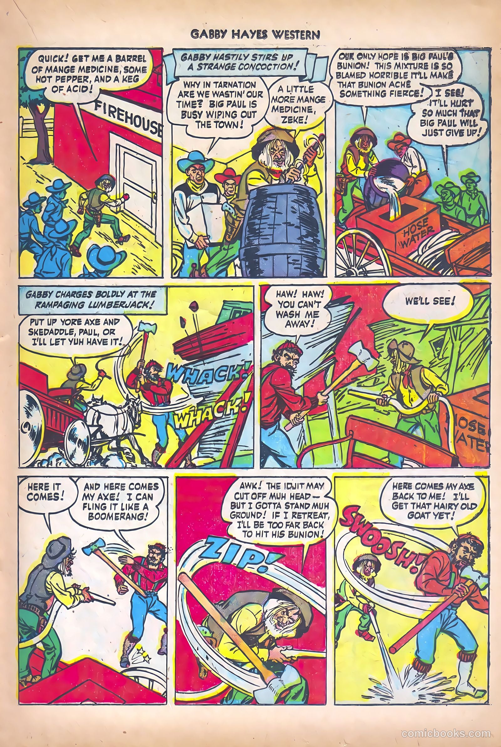 Gabby Hayes Western #13 (1949) — page 21 of 36