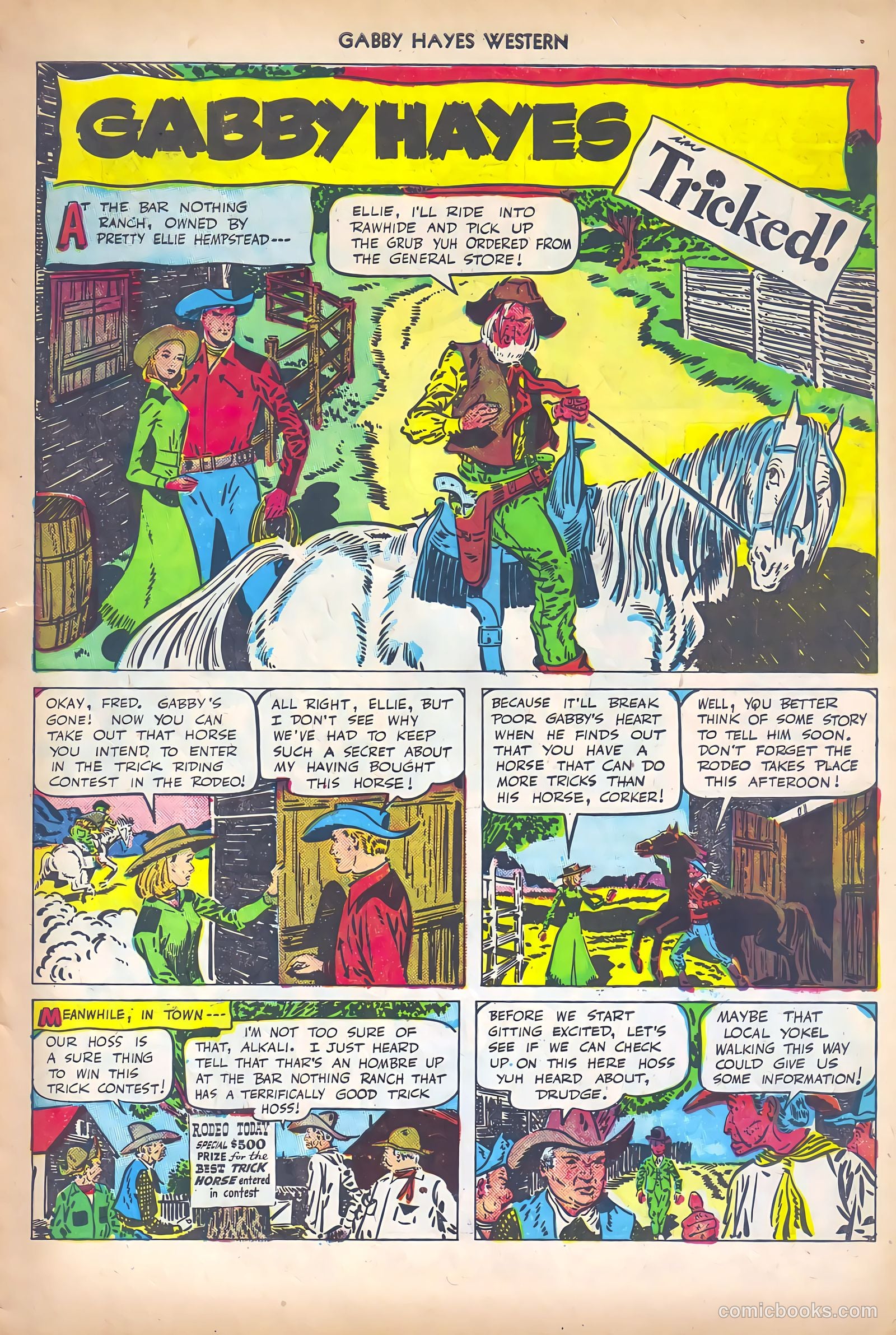 Gabby Hayes Western #13 (1949) — page 27 of 36