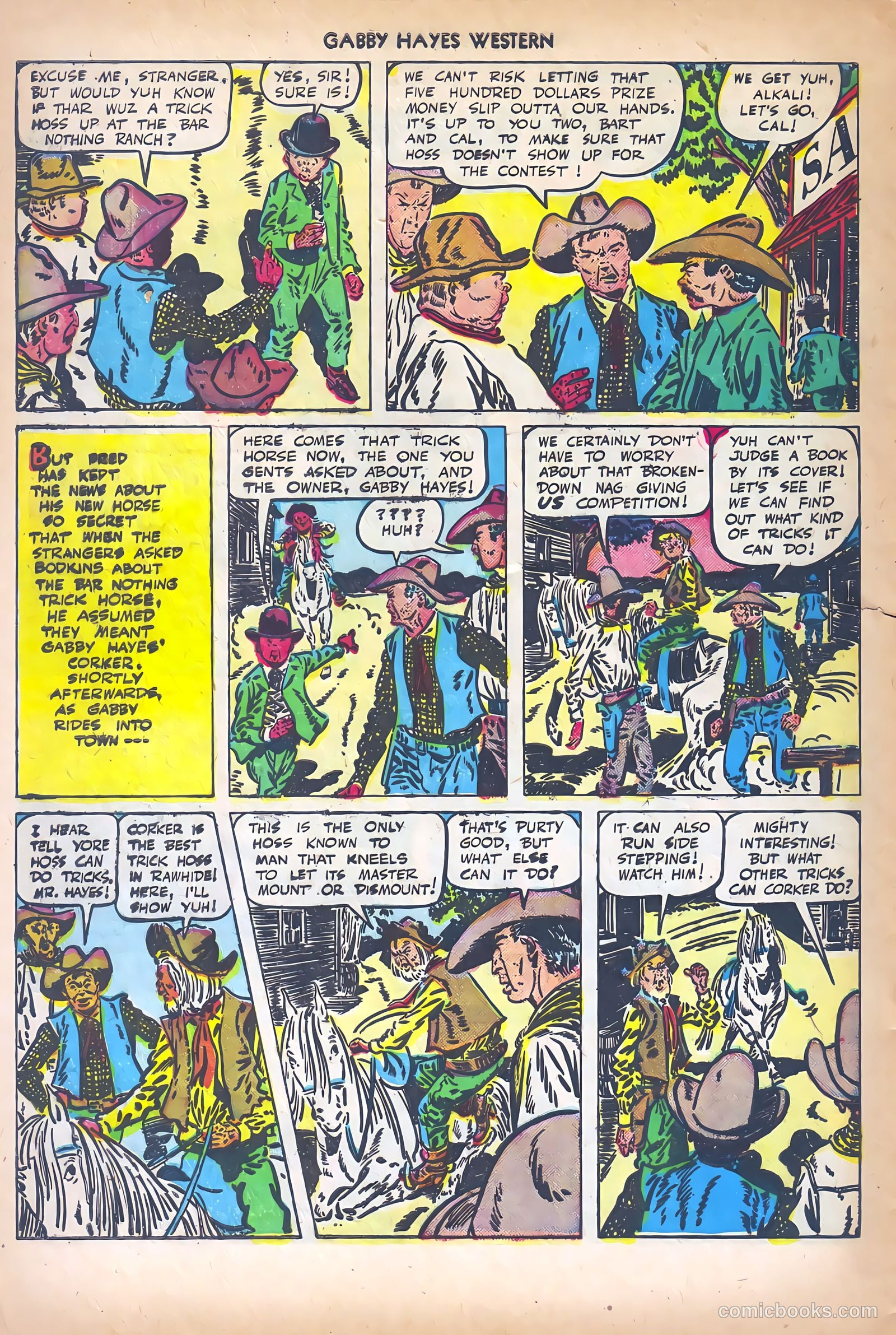 Gabby Hayes Western #13 (1949) — page 28 of 36