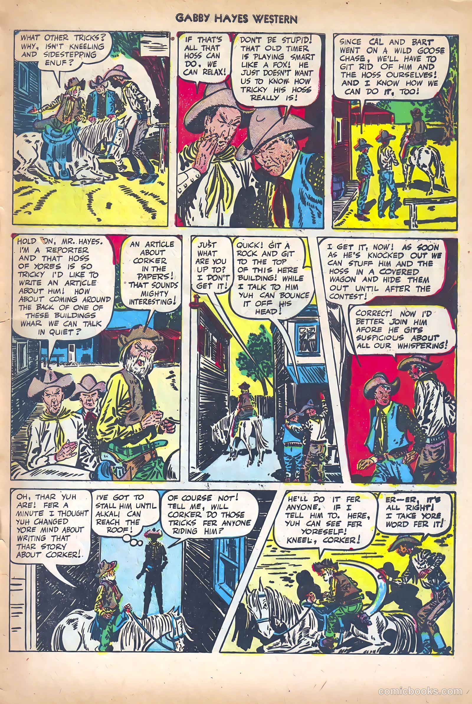Gabby Hayes Western #13 (1949) — page 29 of 36