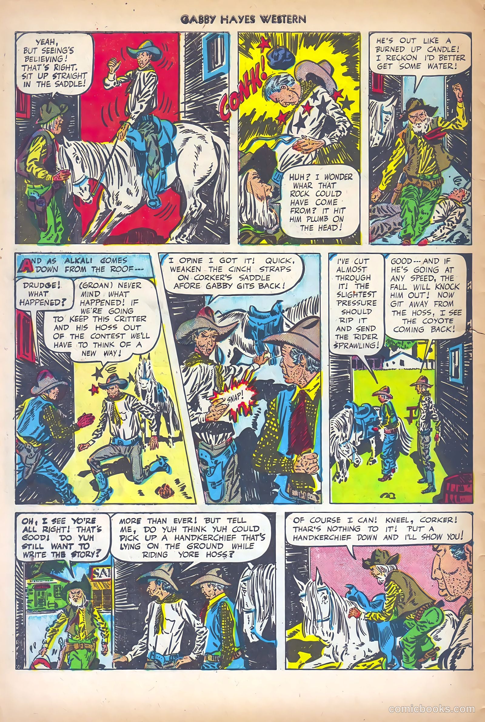 Gabby Hayes Western #13 (1949) — page 30 of 36