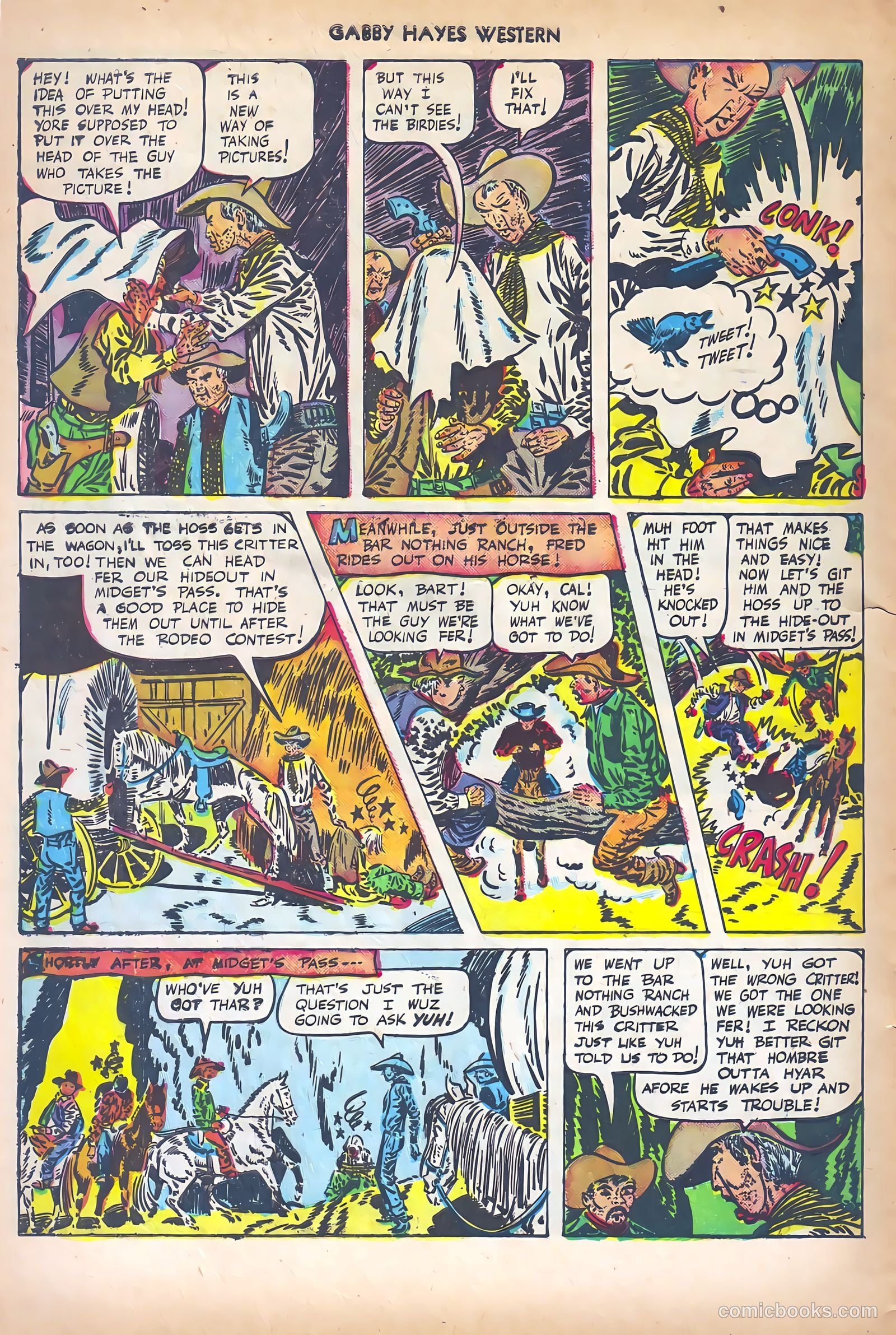 Gabby Hayes Western #13 (1949) — page 32 of 36