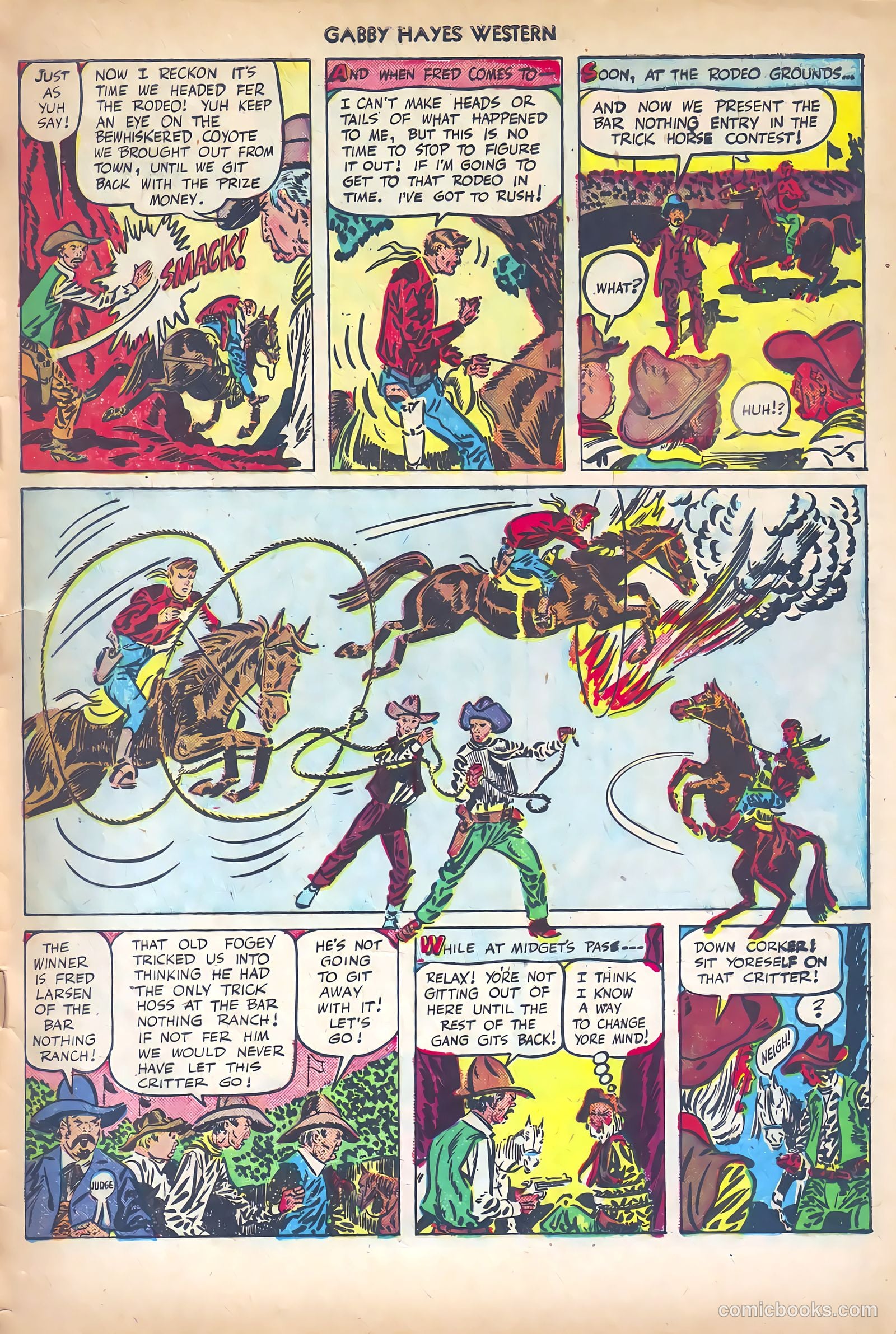 Gabby Hayes Western #13 (1949) — page 33 of 36