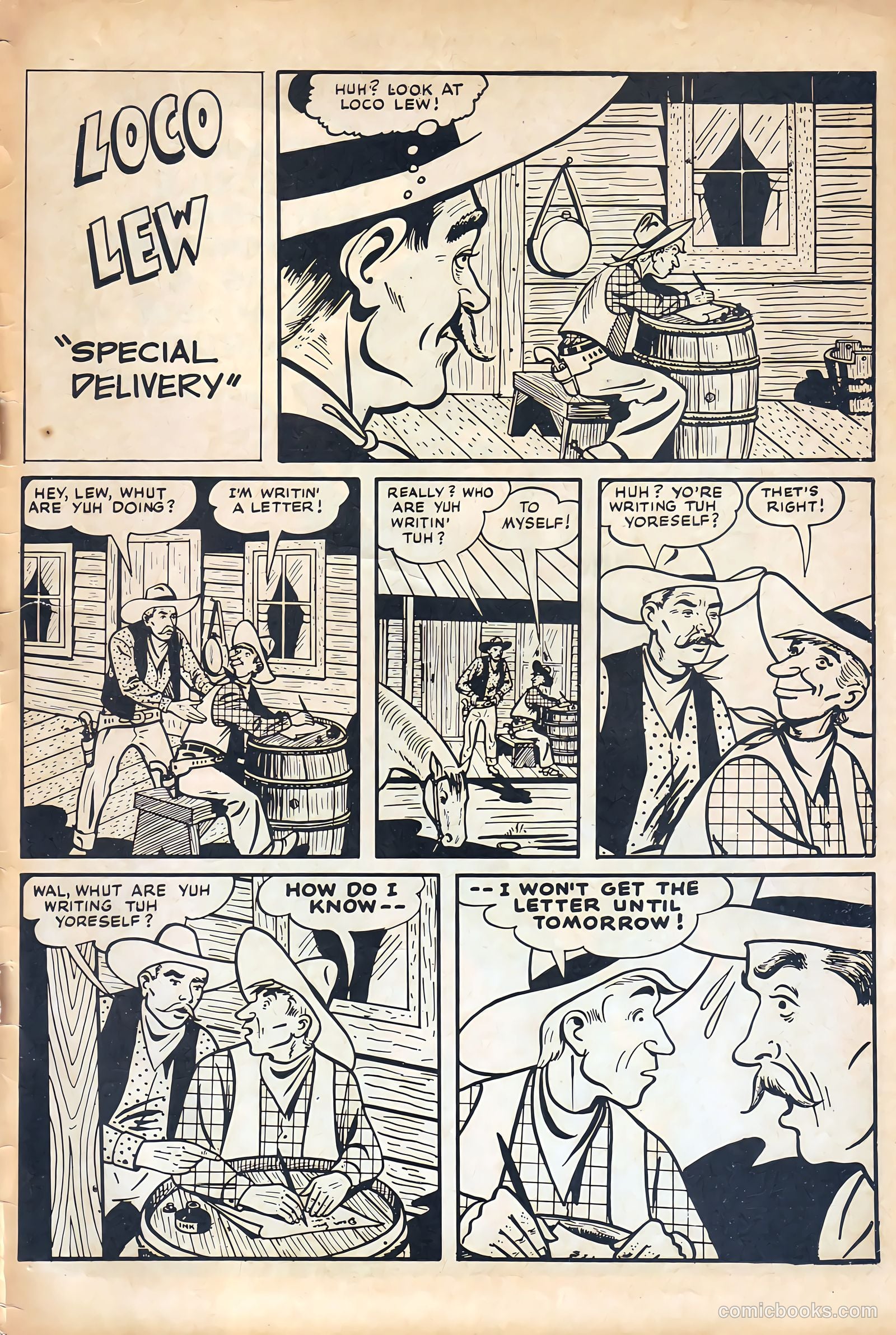 Gabby Hayes Western #13 (1949) — page 35 of 36