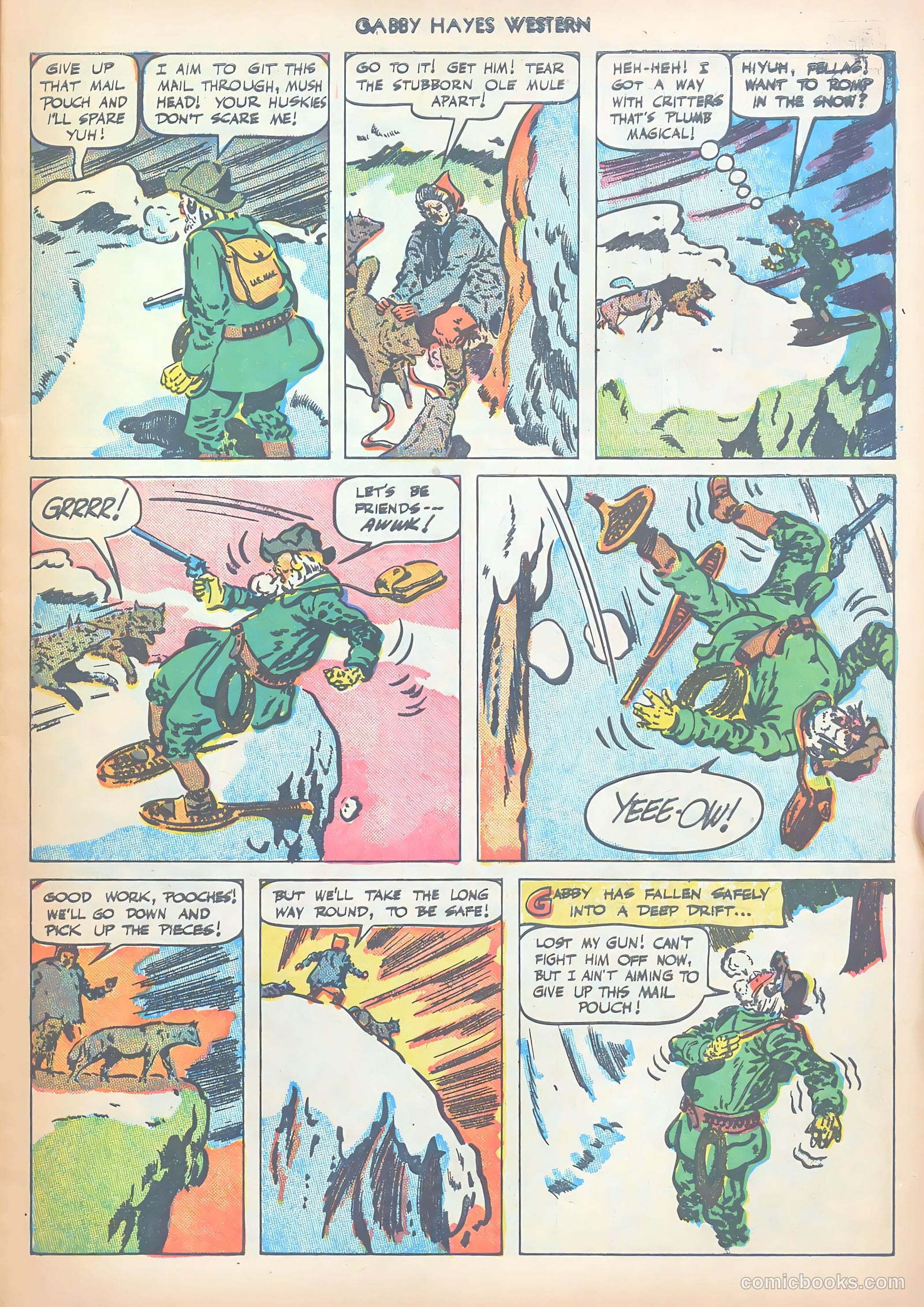 Gabby Hayes Western #14 (1950) — page 7 of 36