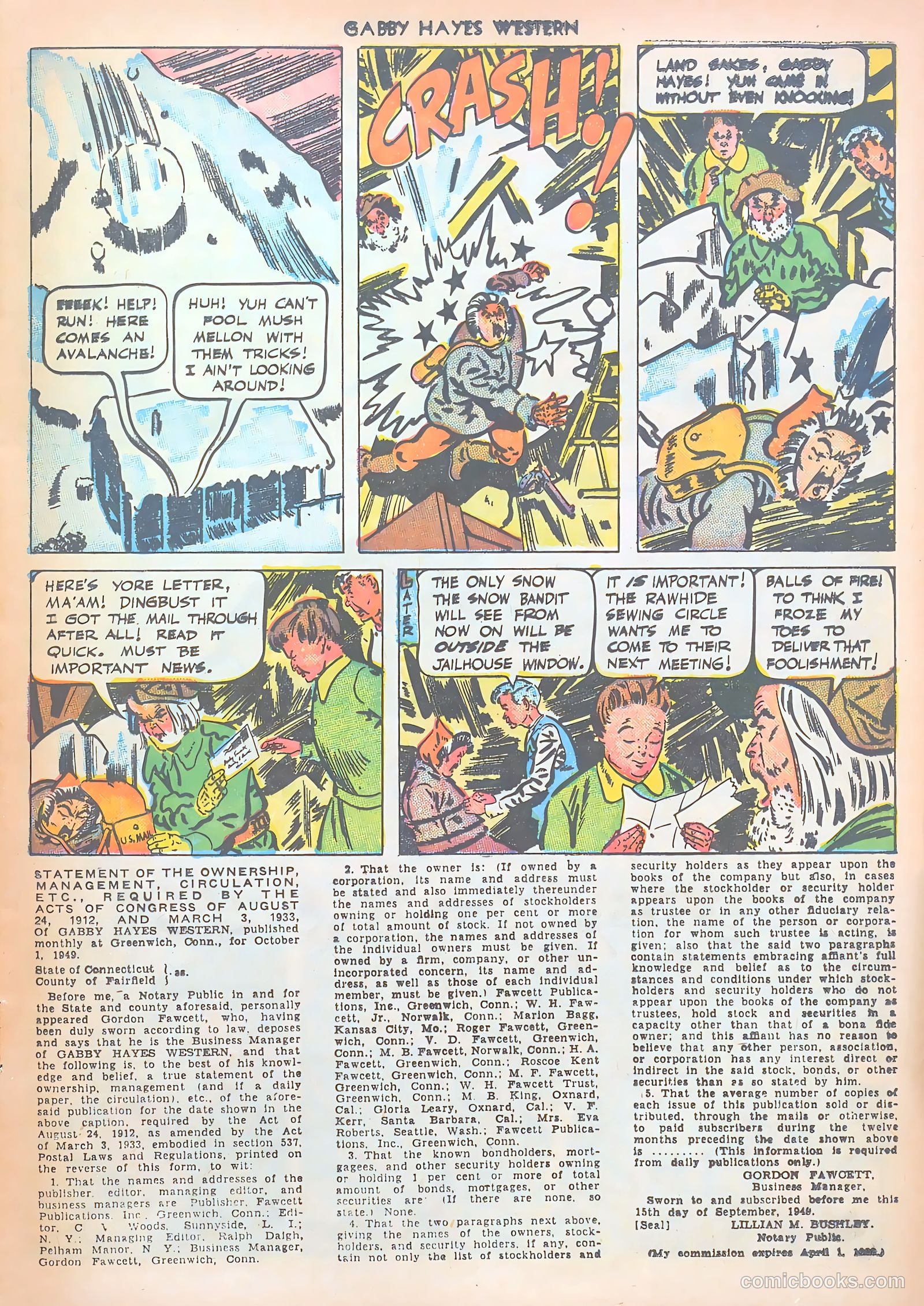Gabby Hayes Western #14 (1950) — page 13 of 36