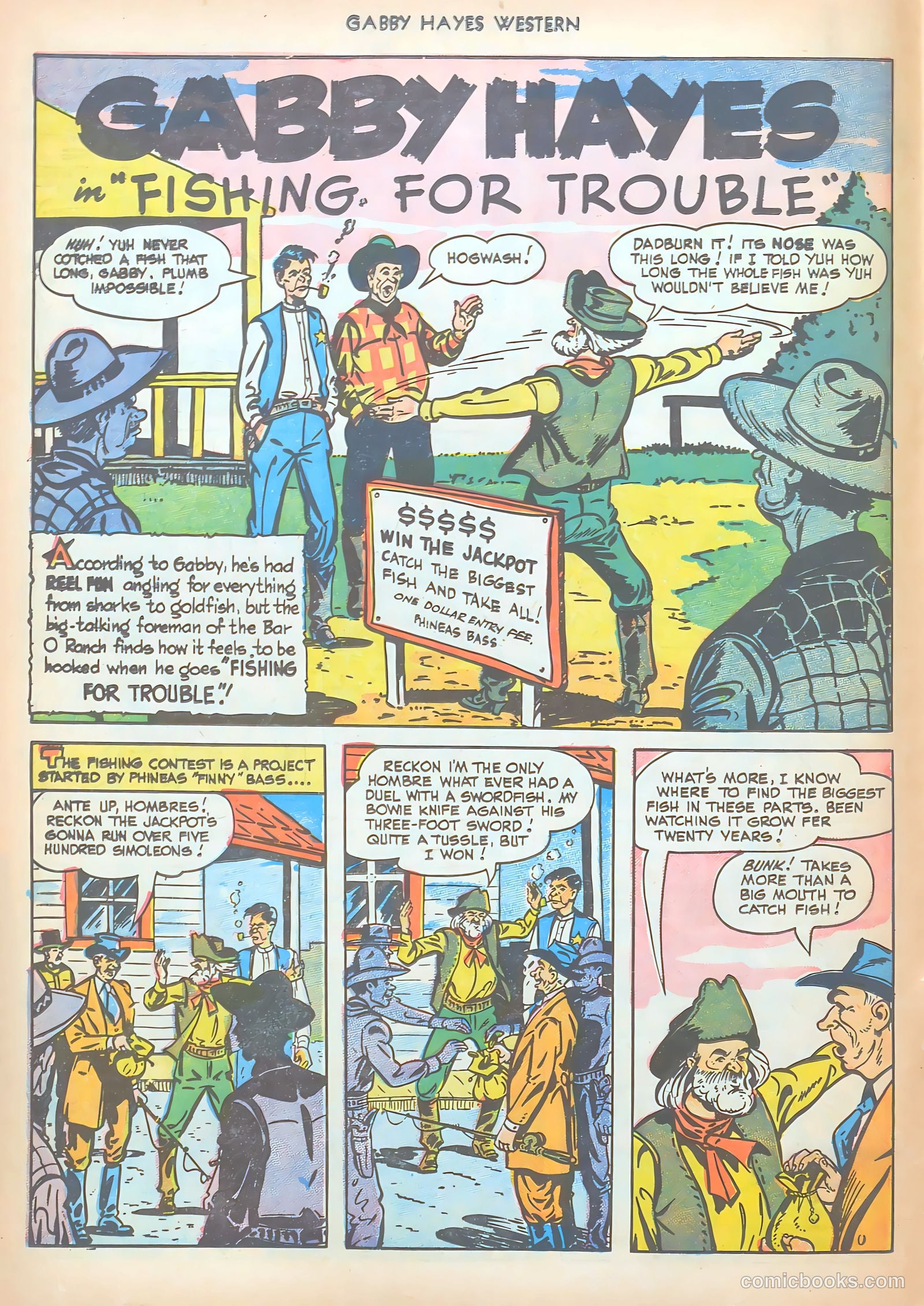 Gabby Hayes Western #14 (1950) — page 18 of 36