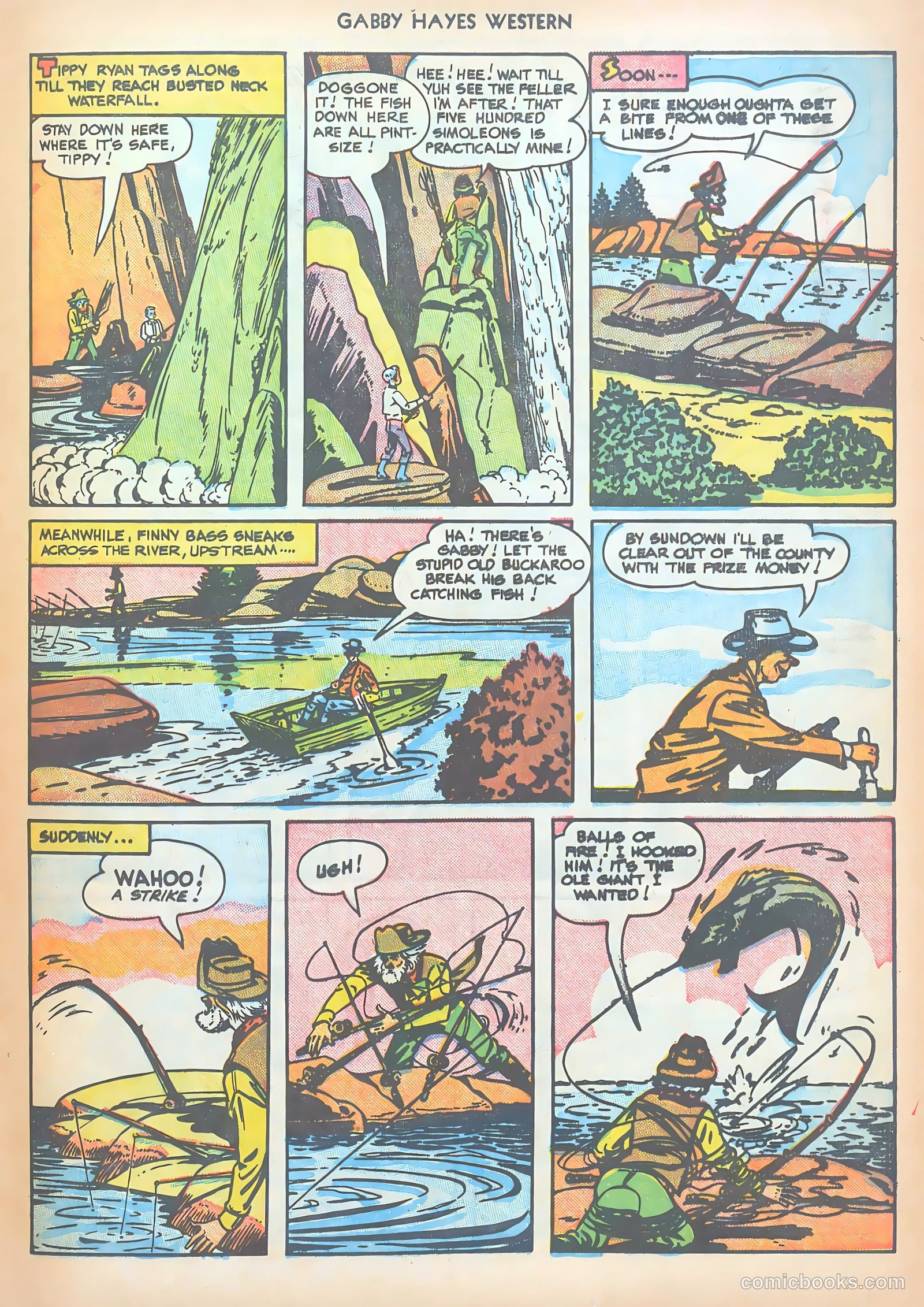 Gabby Hayes Western #14 (1950) — page 21 of 36