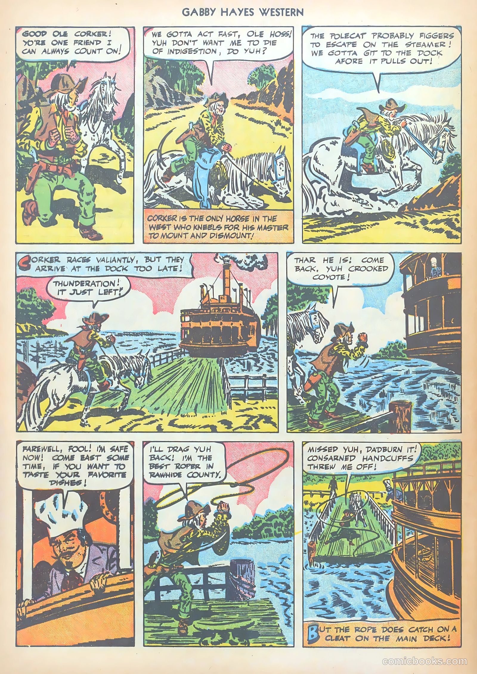 Gabby Hayes Western #14 (1950) — page 32 of 36