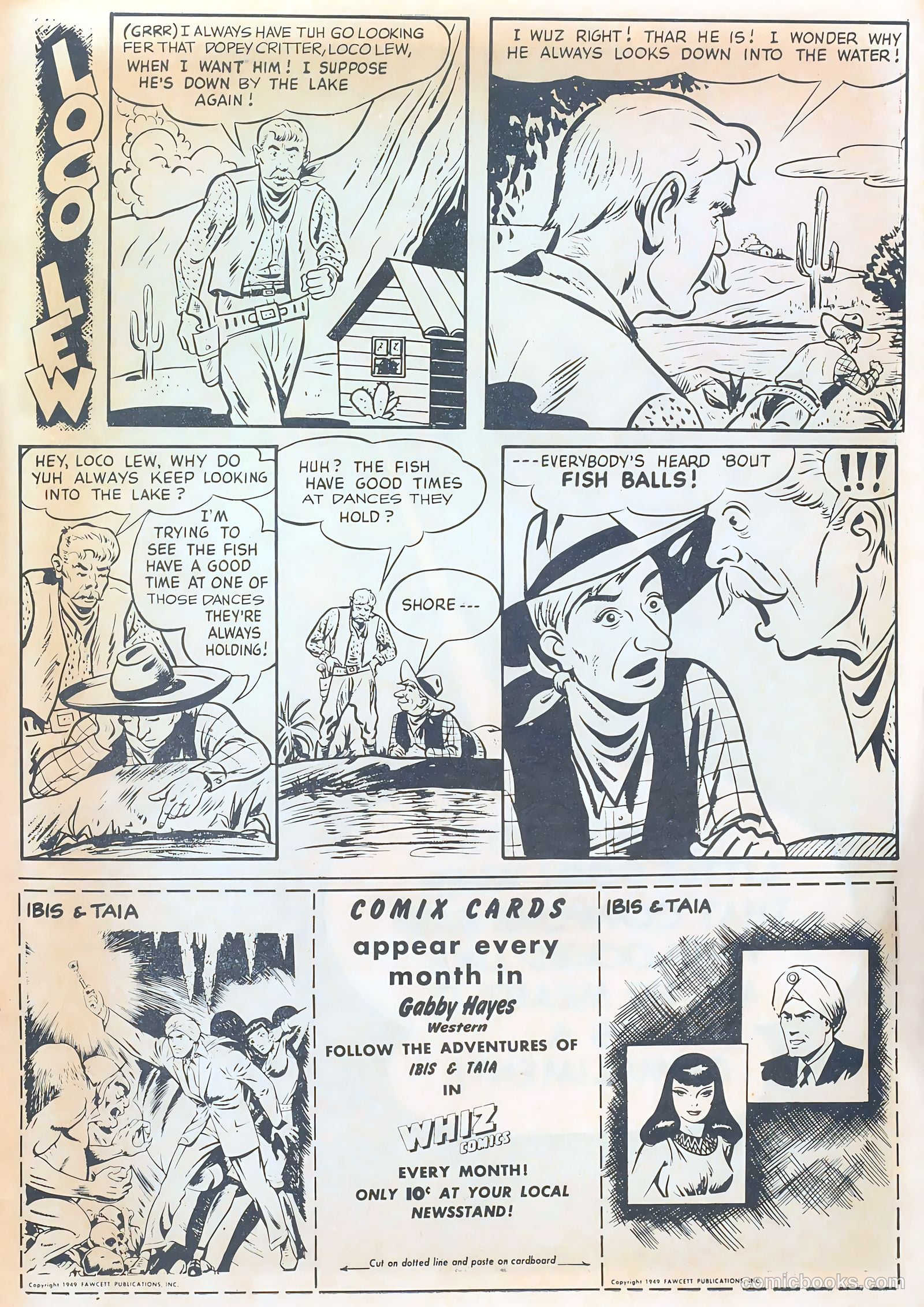 Gabby Hayes Western #14 (1950) — page 35 of 36
