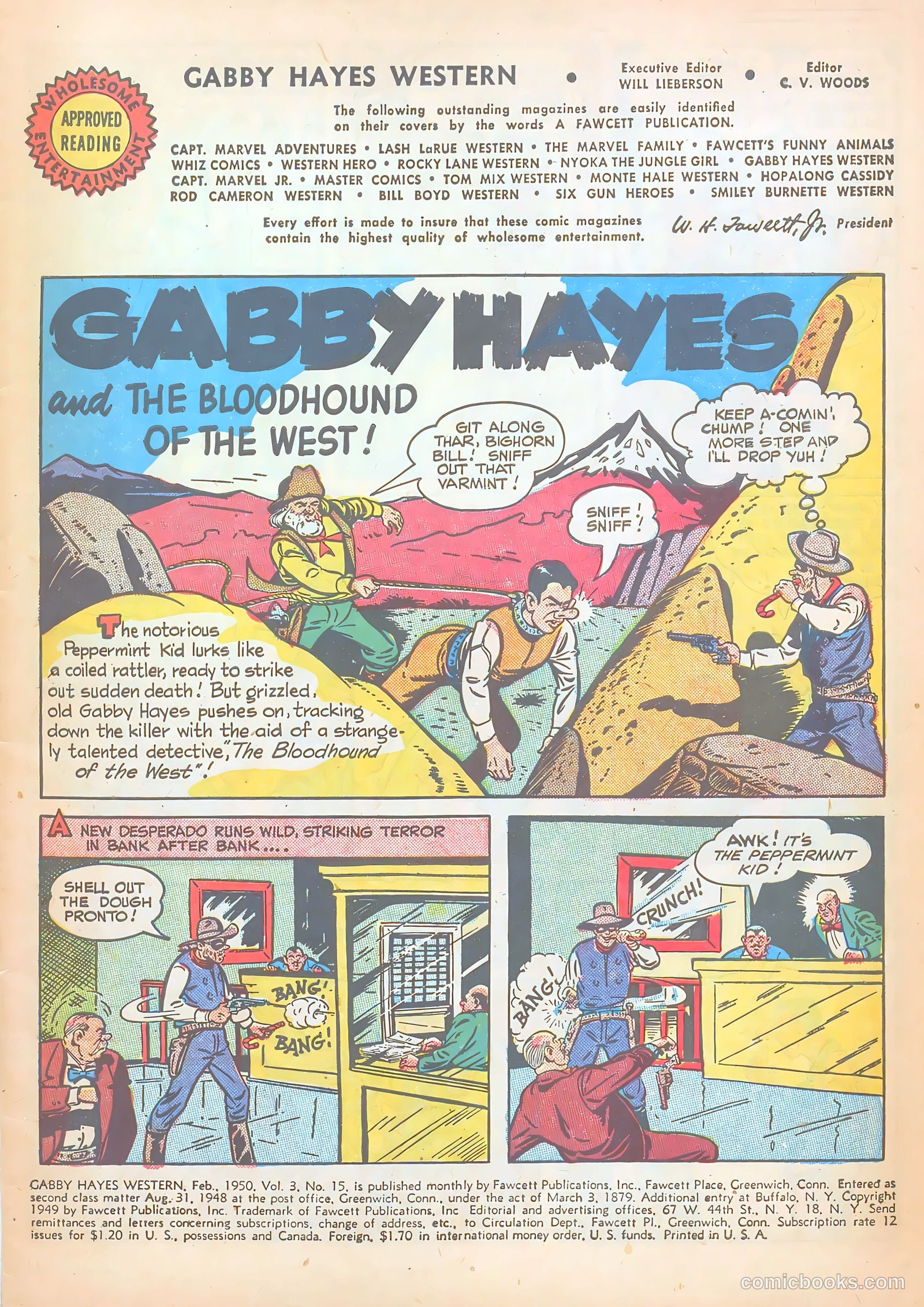Gabby Hayes Western #15 (1950) — page 3 of 36