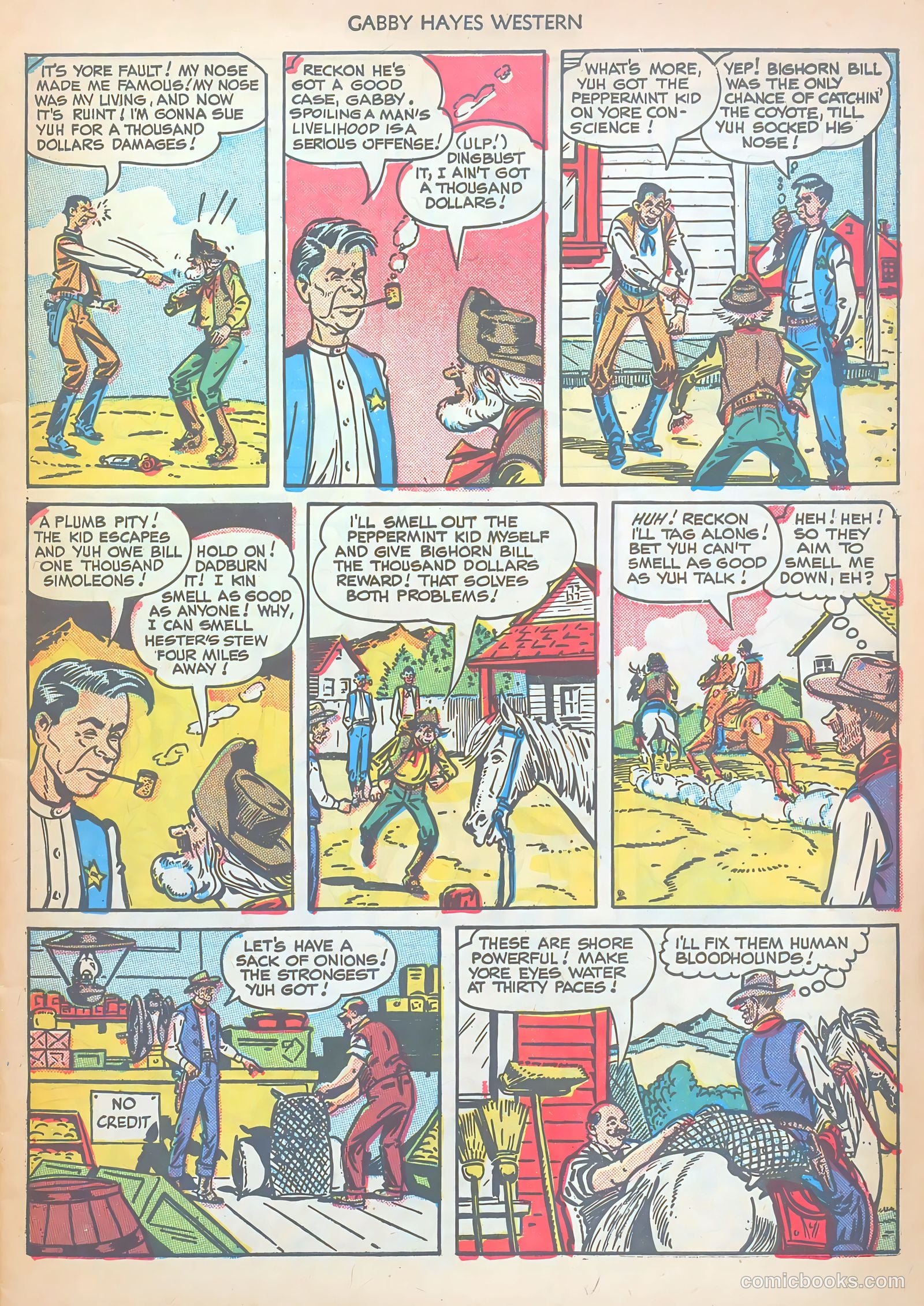 Gabby Hayes Western #15 (1950) — page 7 of 36