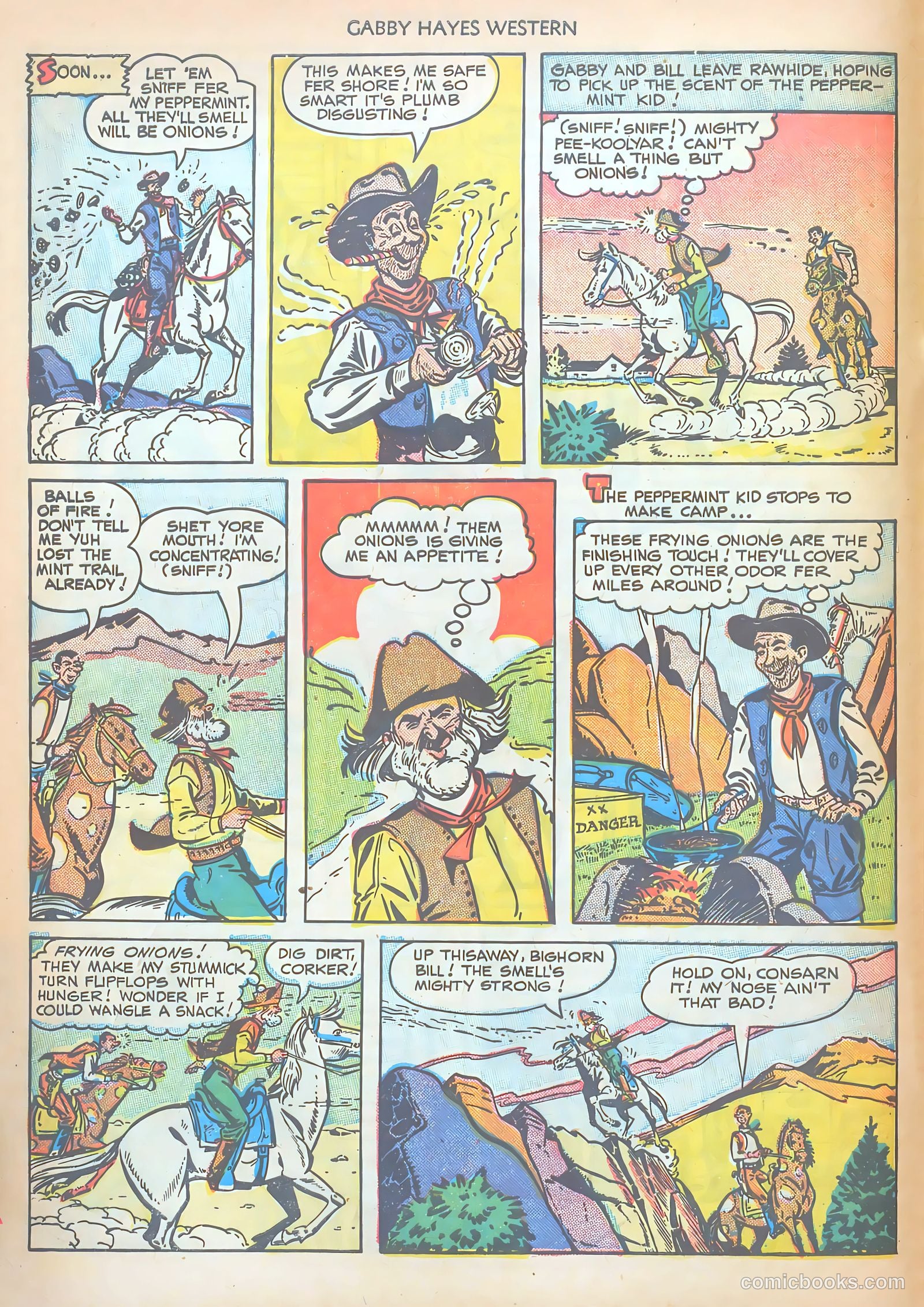 Gabby Hayes Western #15 (1950) — page 8 of 36
