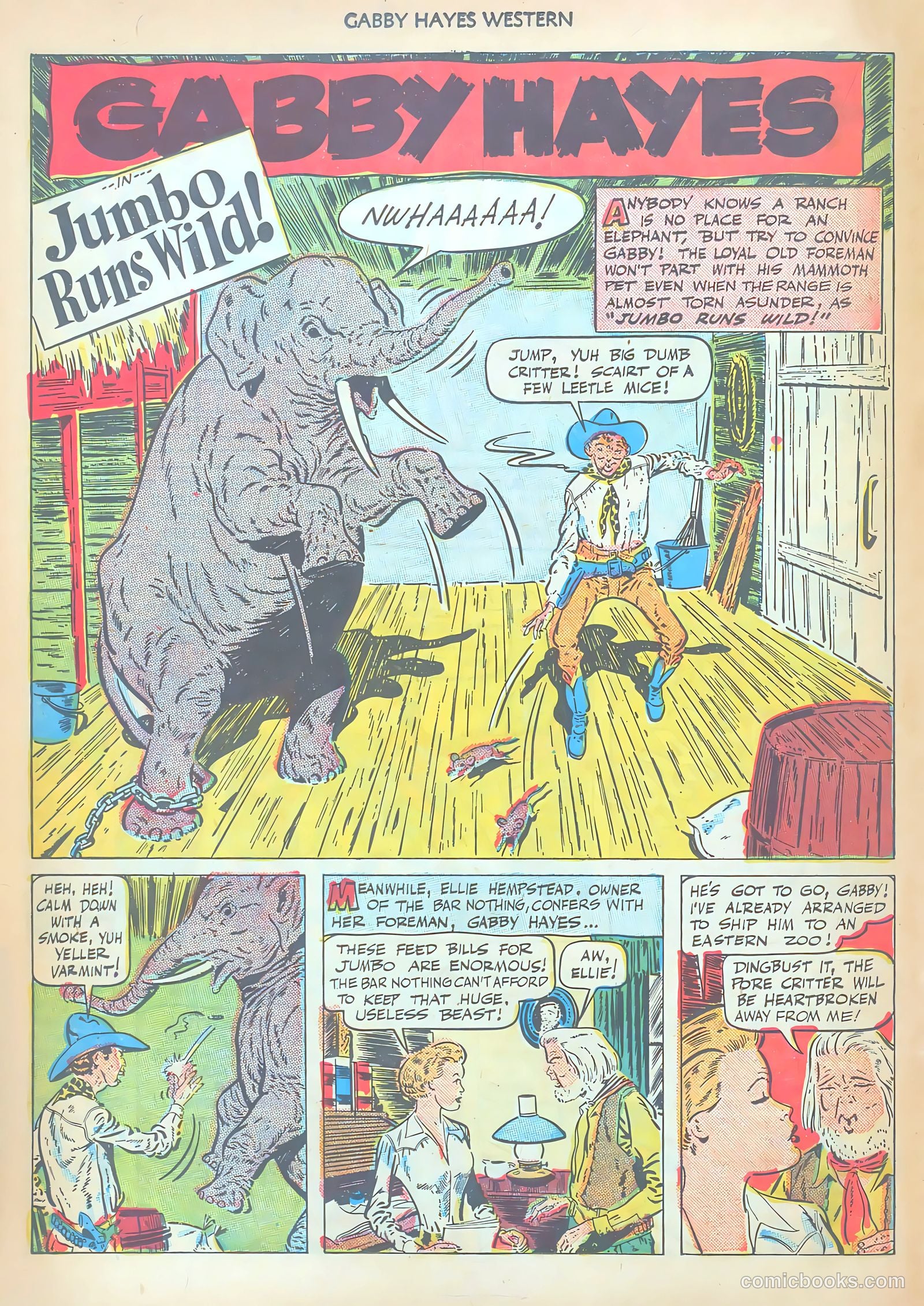Gabby Hayes Western #15 (1950) — page 18 of 36