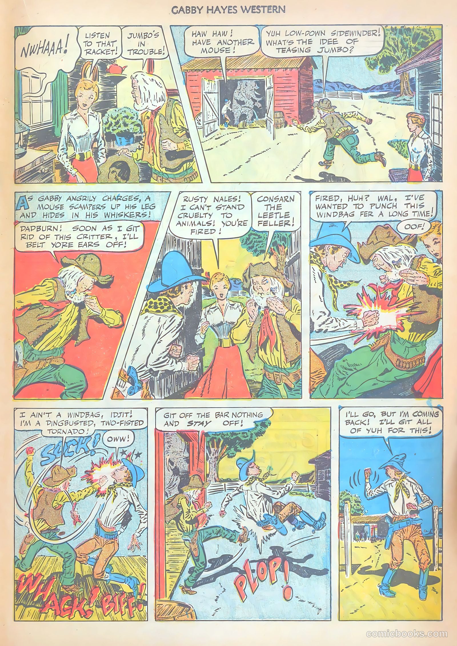 Gabby Hayes Western #15 (1950) — page 19 of 36