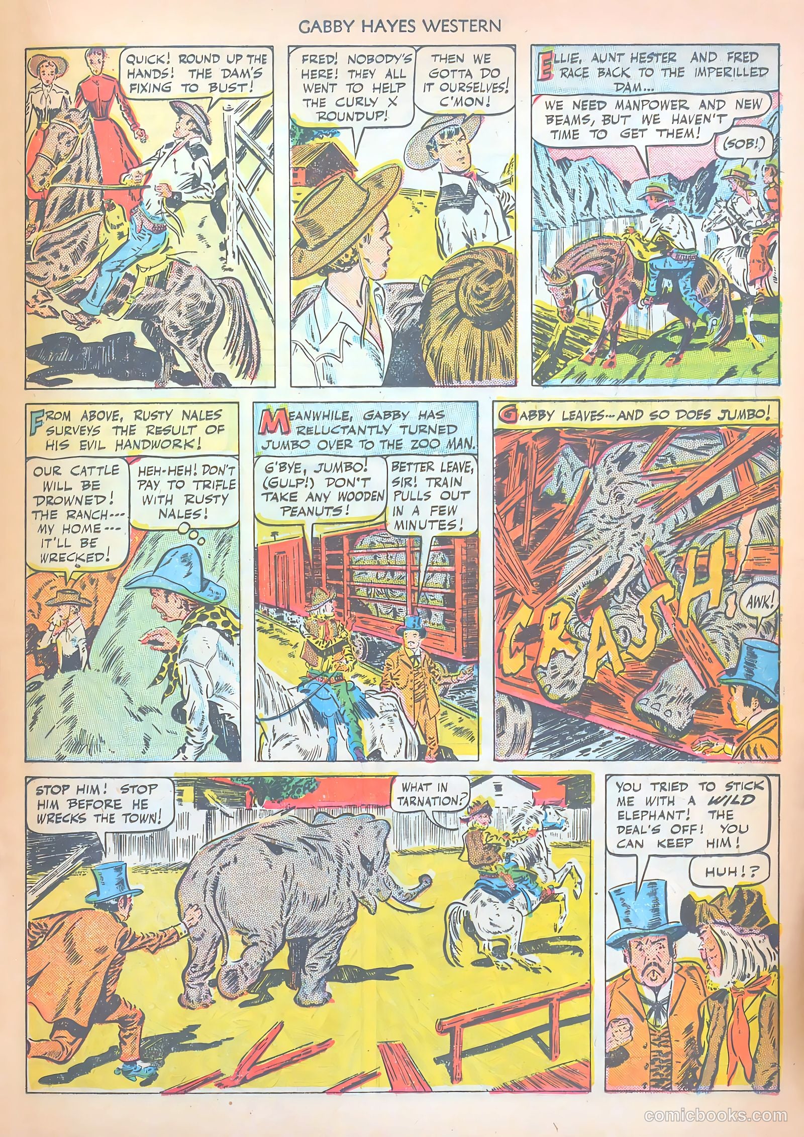 Gabby Hayes Western #15 (1950) — page 21 of 36