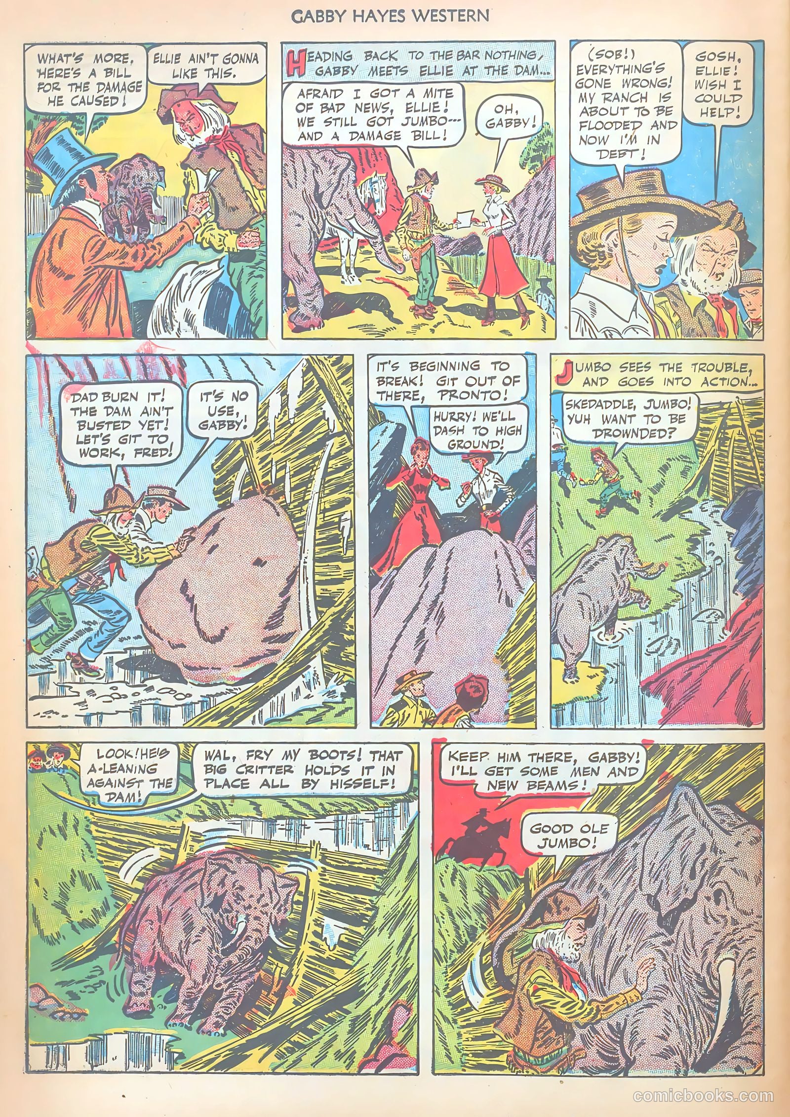 Gabby Hayes Western #15 (1950) — page 22 of 36