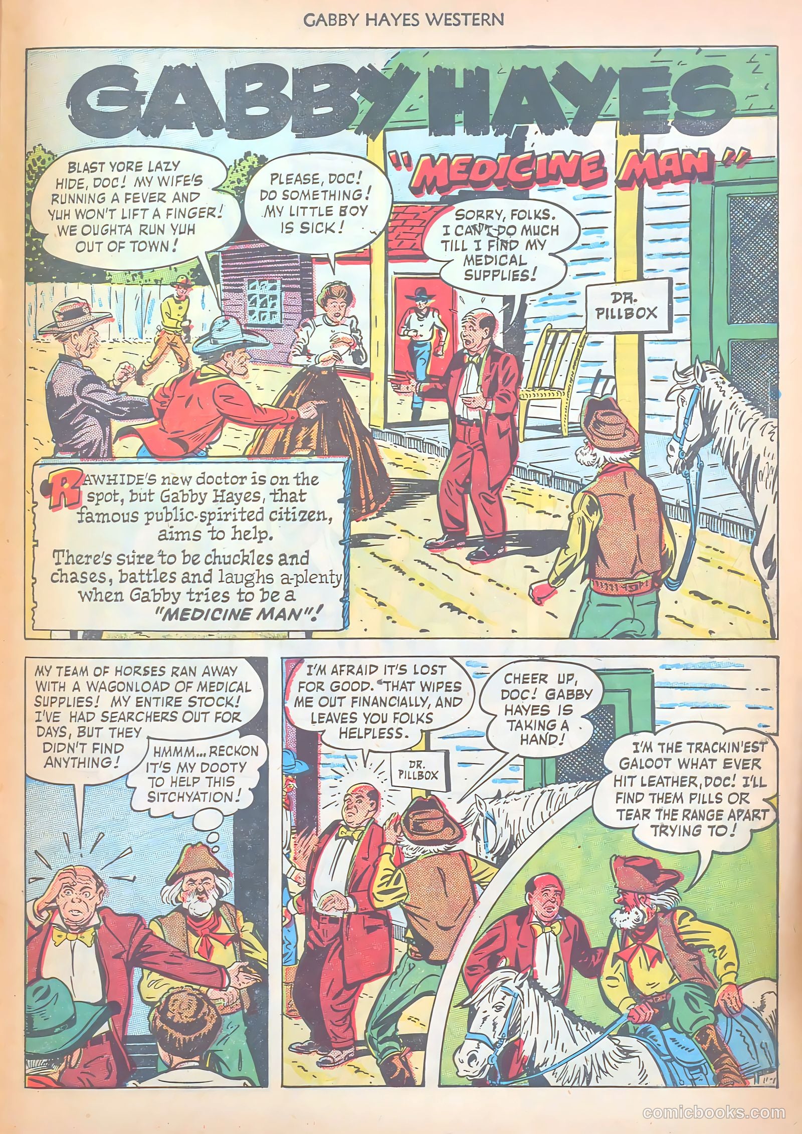 Gabby Hayes Western #15 (1950) — page 27 of 36