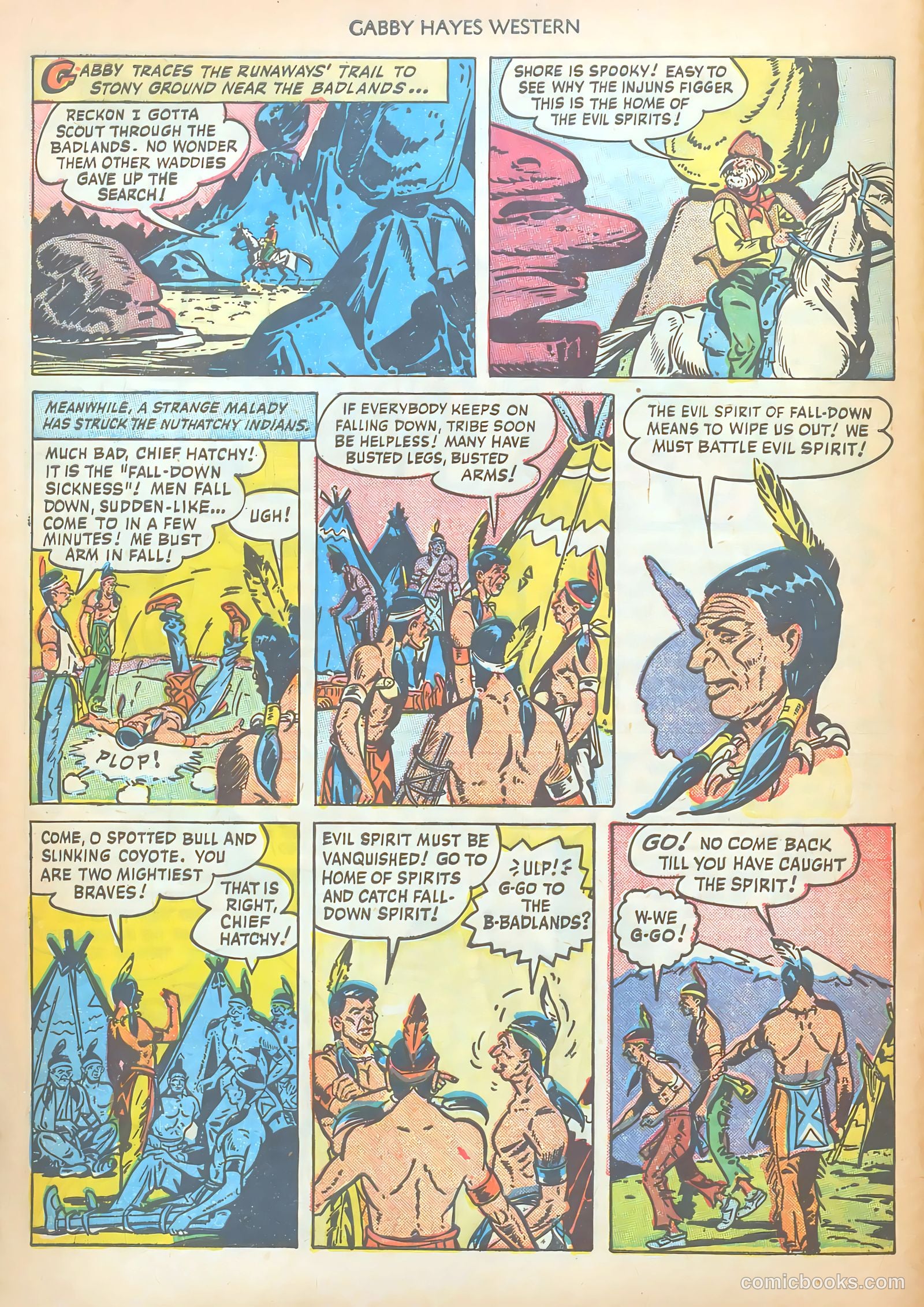 Gabby Hayes Western #15 (1950) — page 28 of 36