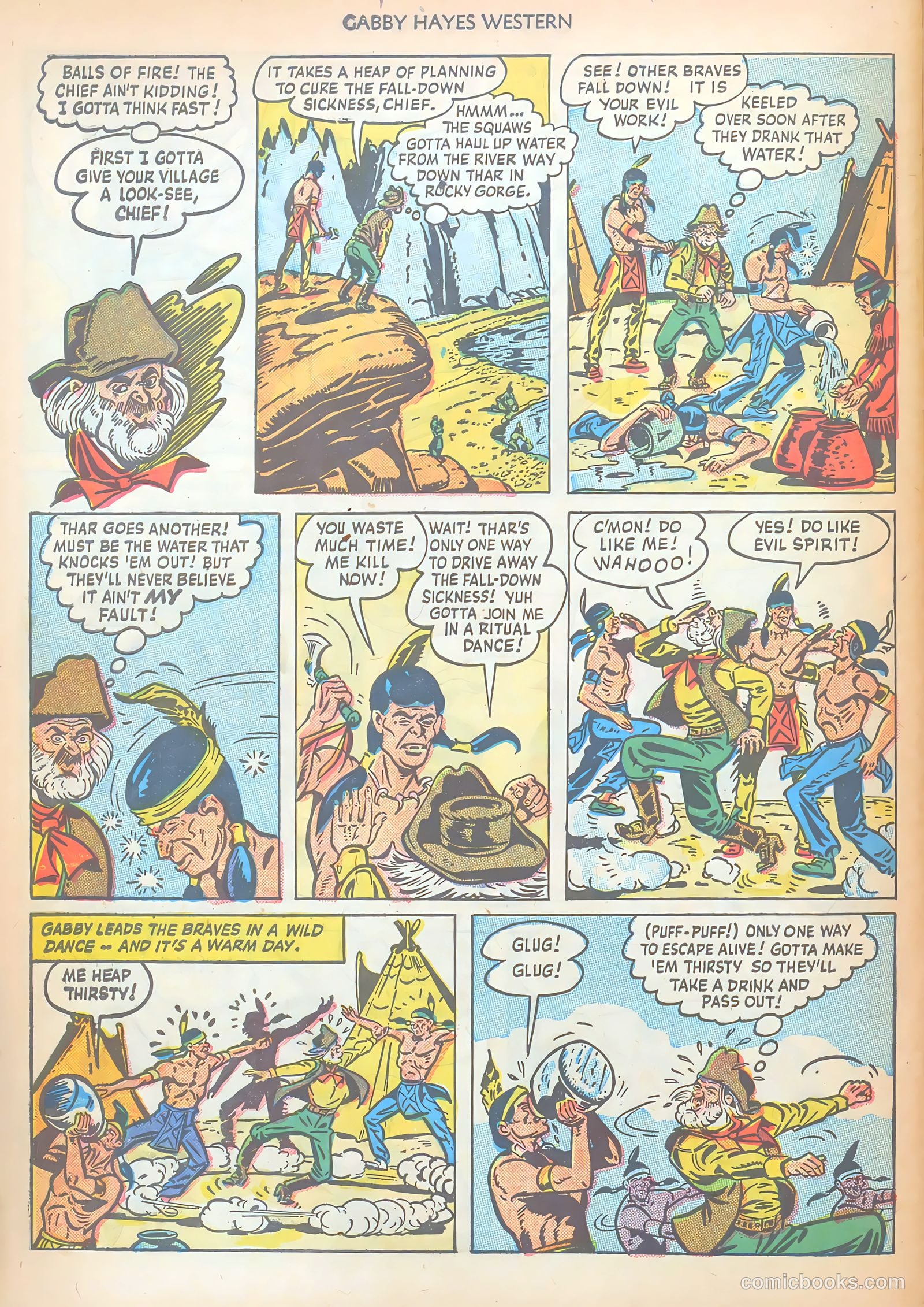 Gabby Hayes Western #15 (1950) — page 30 of 36