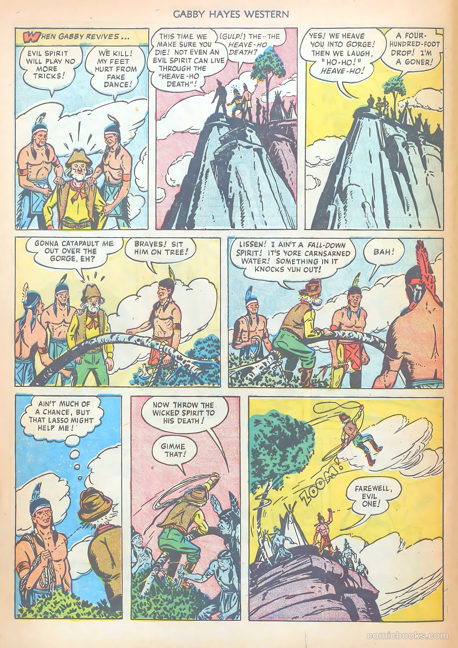 Gabby Hayes Western #15 (1950) — page 32 of 36