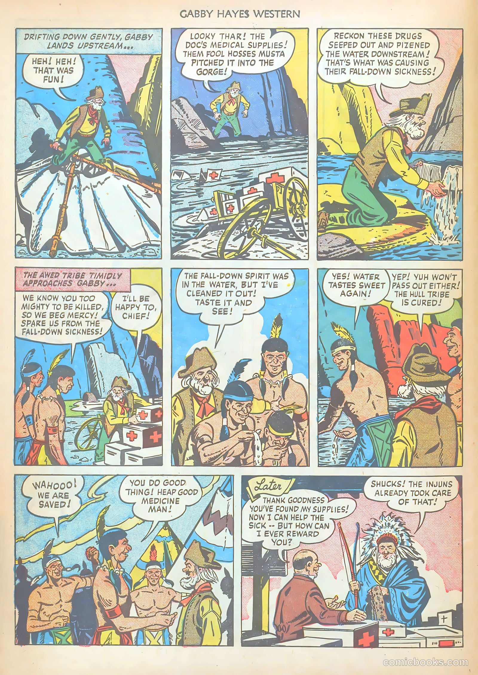 Gabby Hayes Western #15 (1950) — page 34 of 36