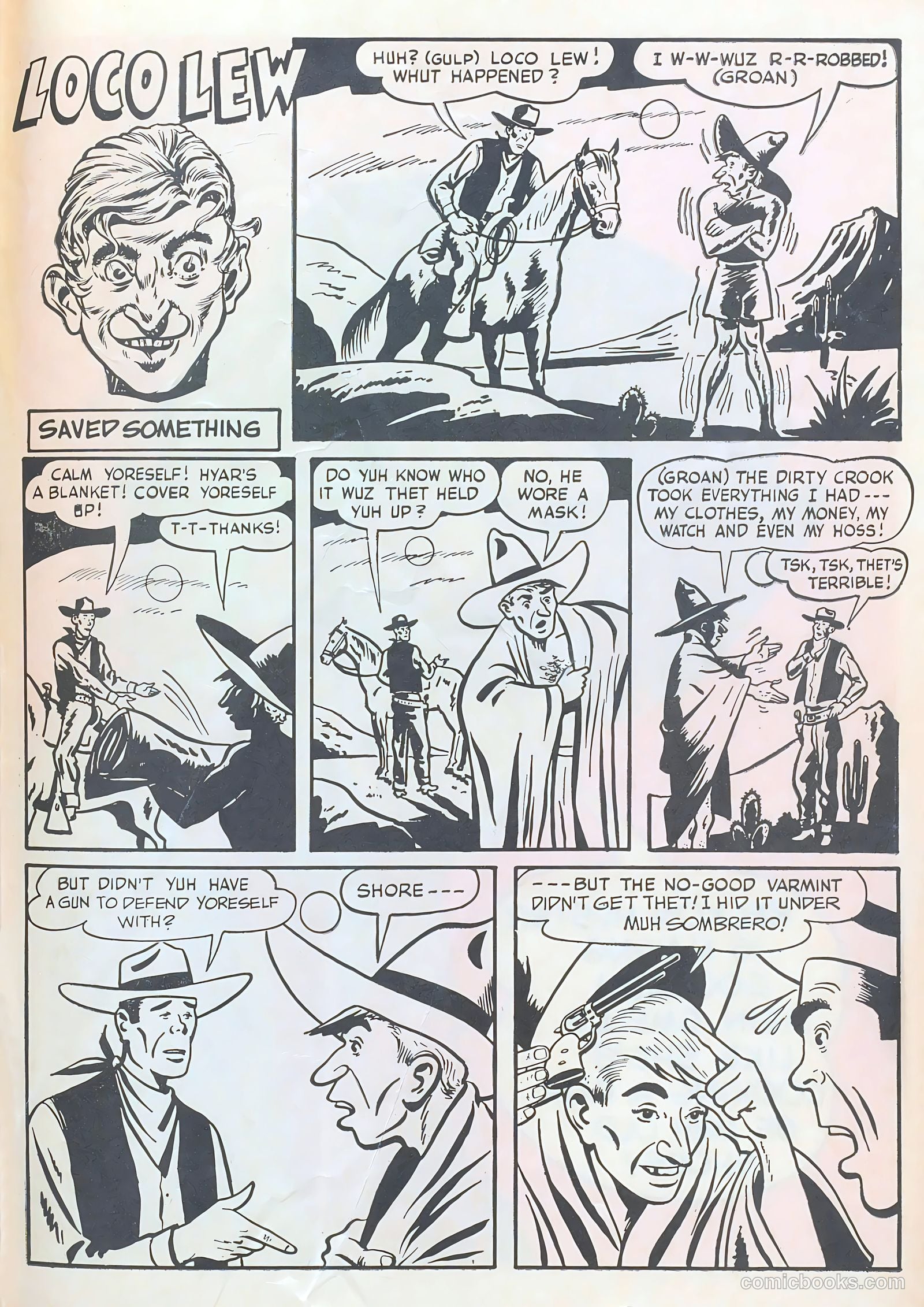 Gabby Hayes Western #15 (1950) — page 35 of 36