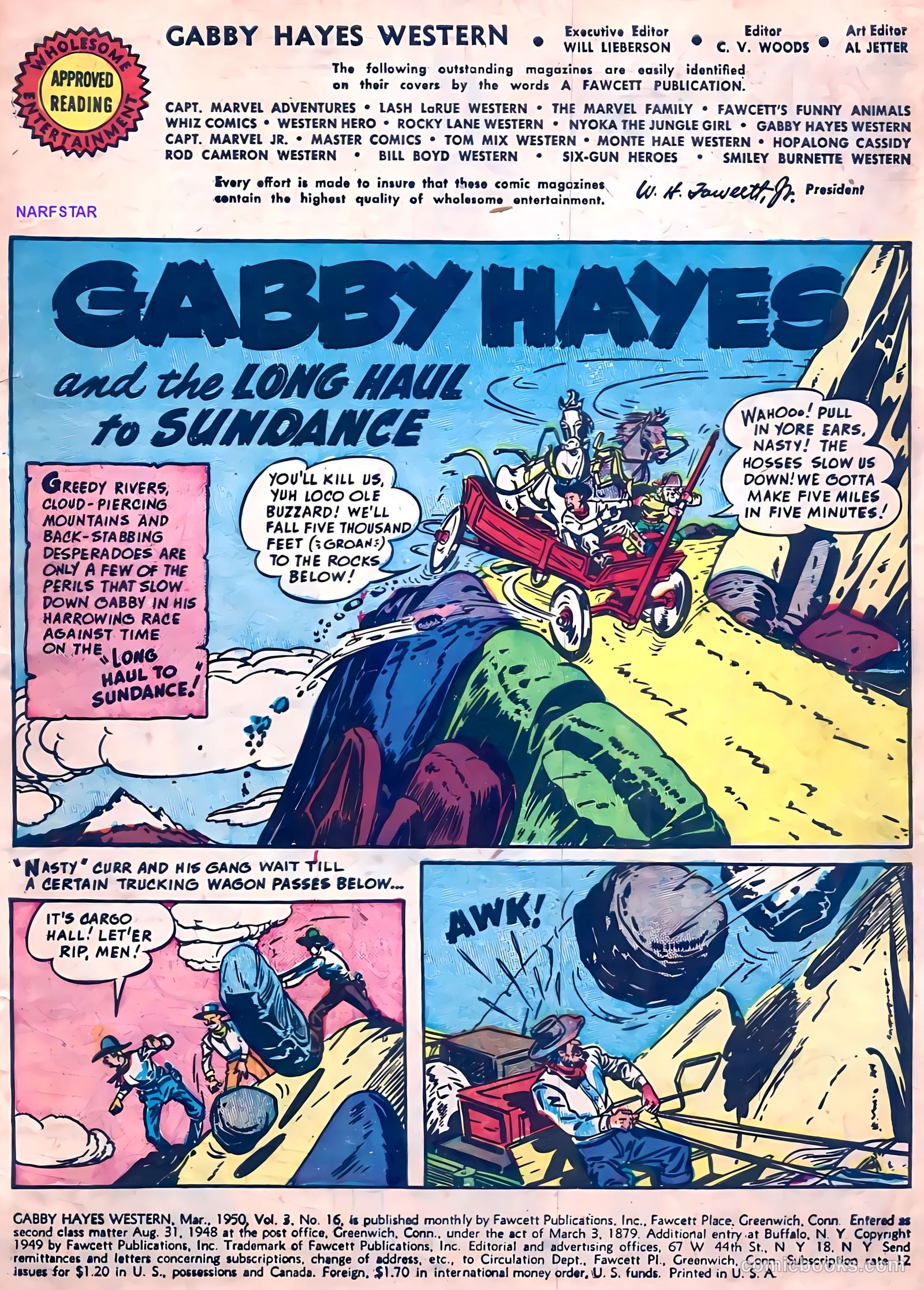 Gabby Hayes Western #16 (1950) — page 3 of 36