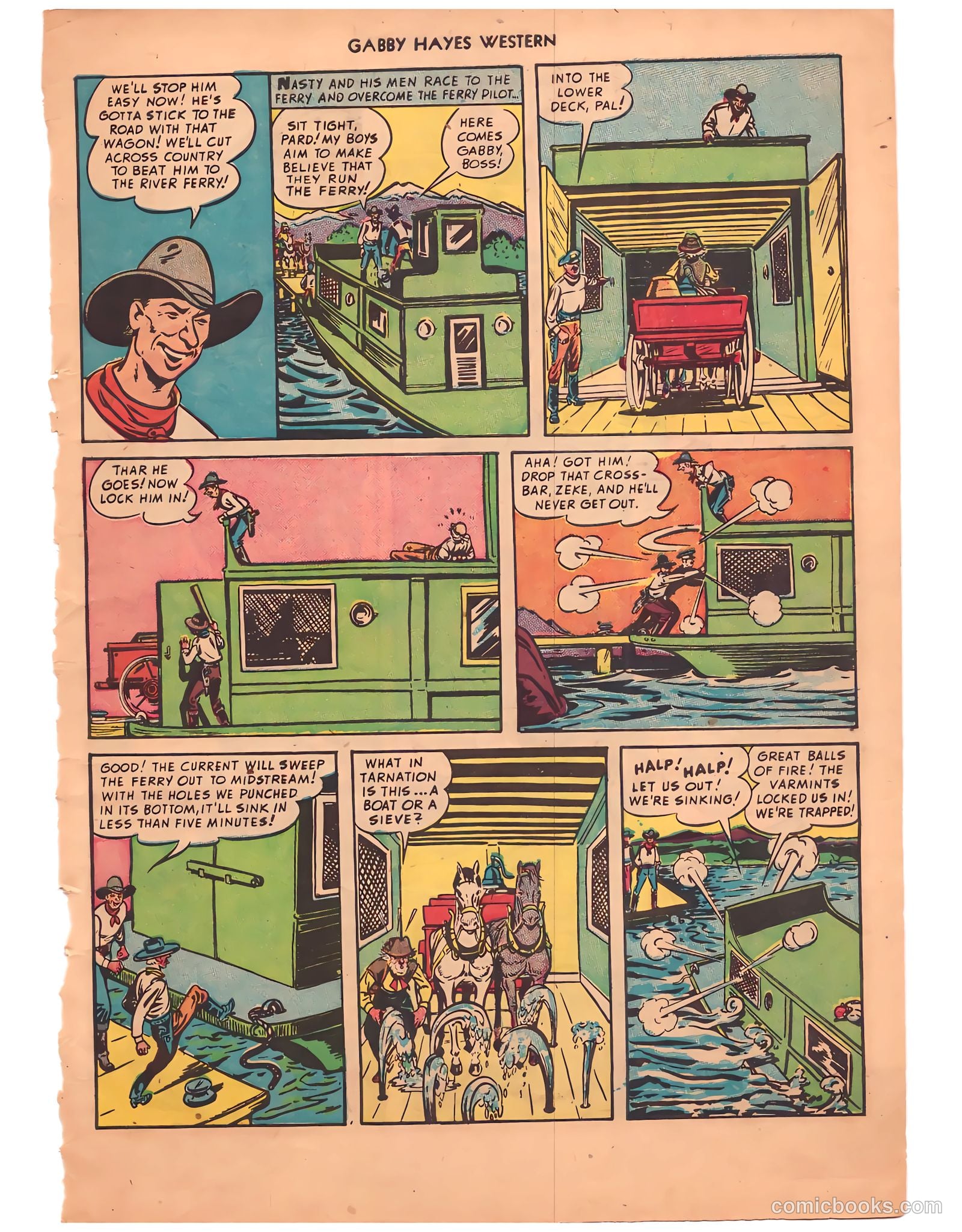 Gabby Hayes Western #16 (1950) — page 7 of 36