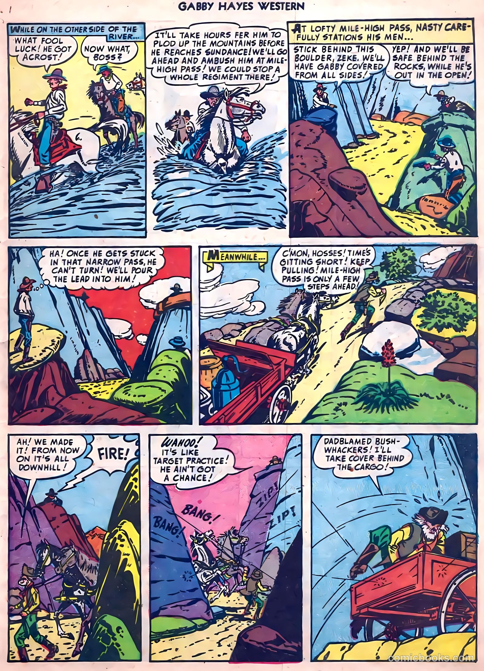 Gabby Hayes Western #16 (1950) — page 9 of 36
