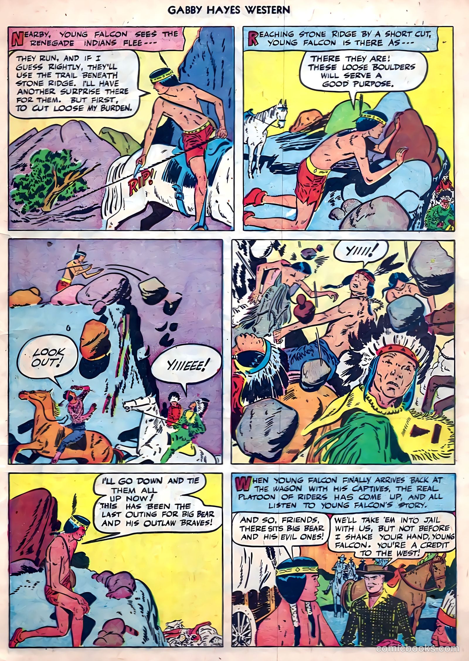 Gabby Hayes Western #16 (1950) — page 17 of 36