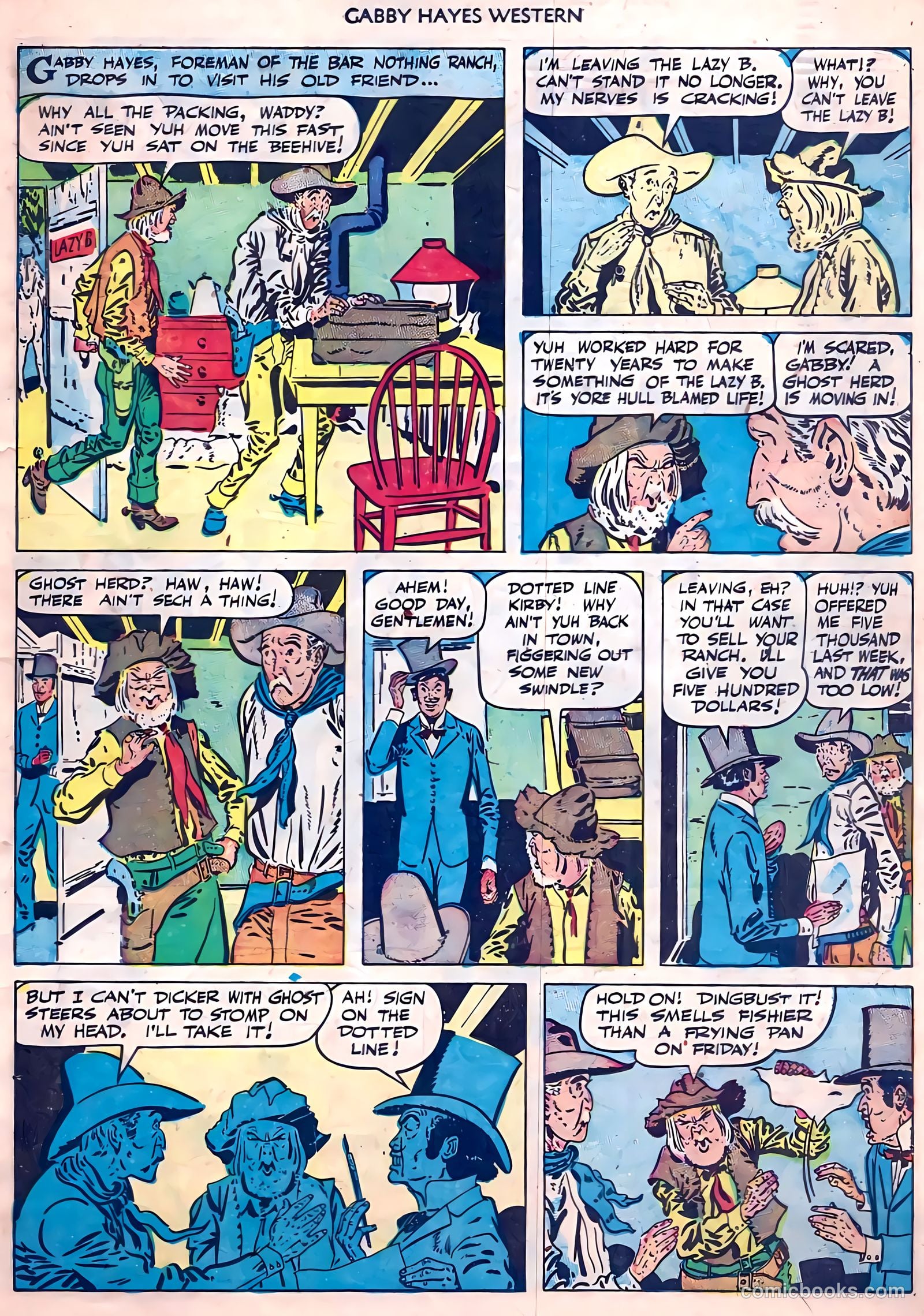 Gabby Hayes Western #16 (1950) — page 19 of 36