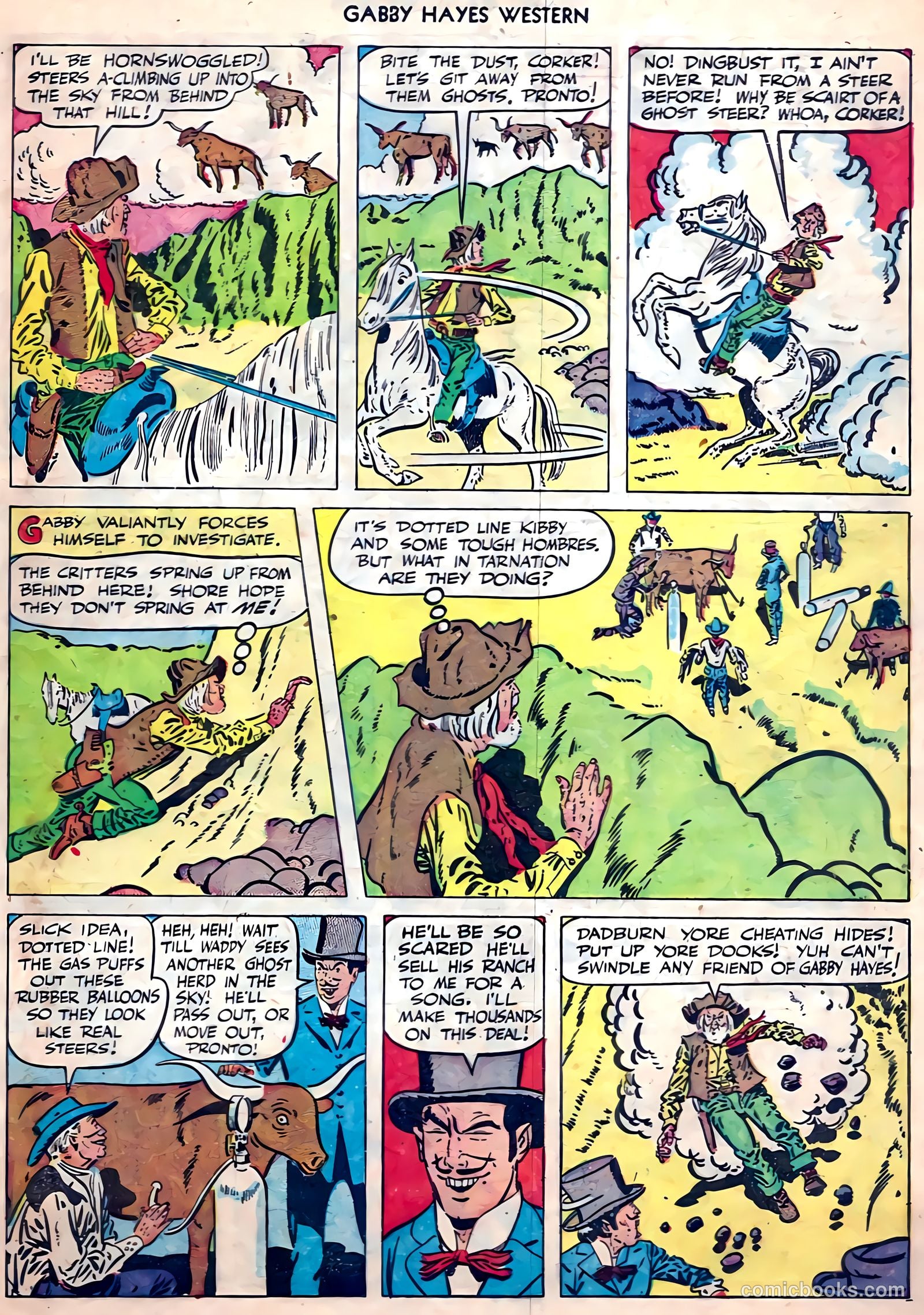 Gabby Hayes Western #16 (1950) — page 21 of 36