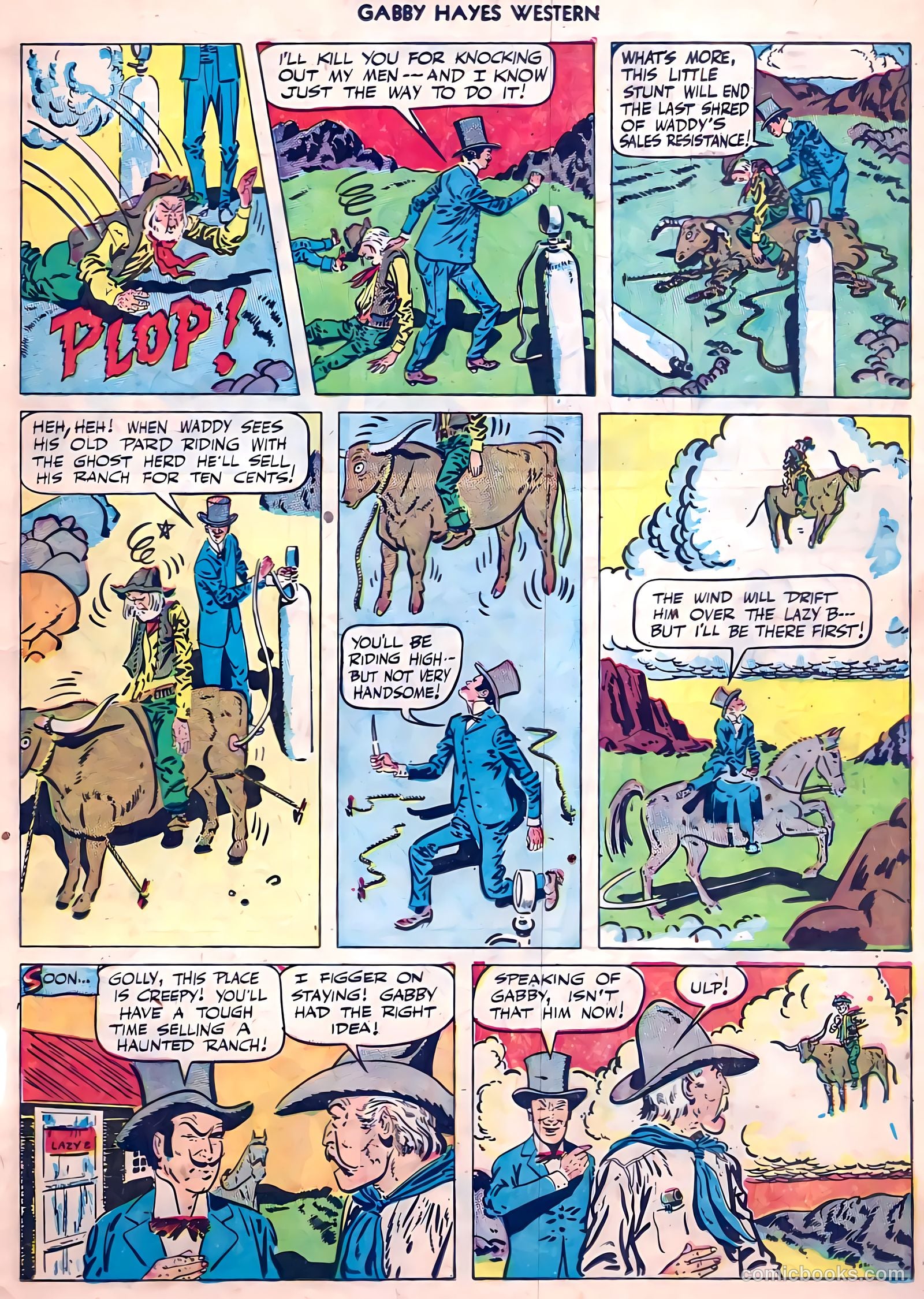 Gabby Hayes Western #16 (1950) — page 23 of 36