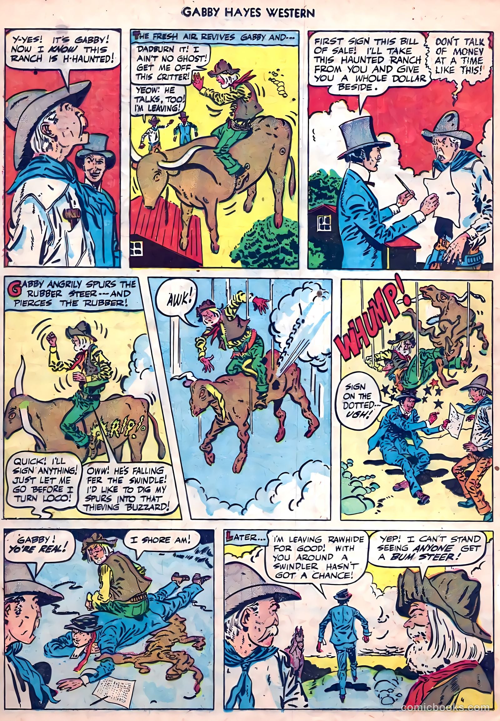 Gabby Hayes Western #16 (1950) — page 24 of 36